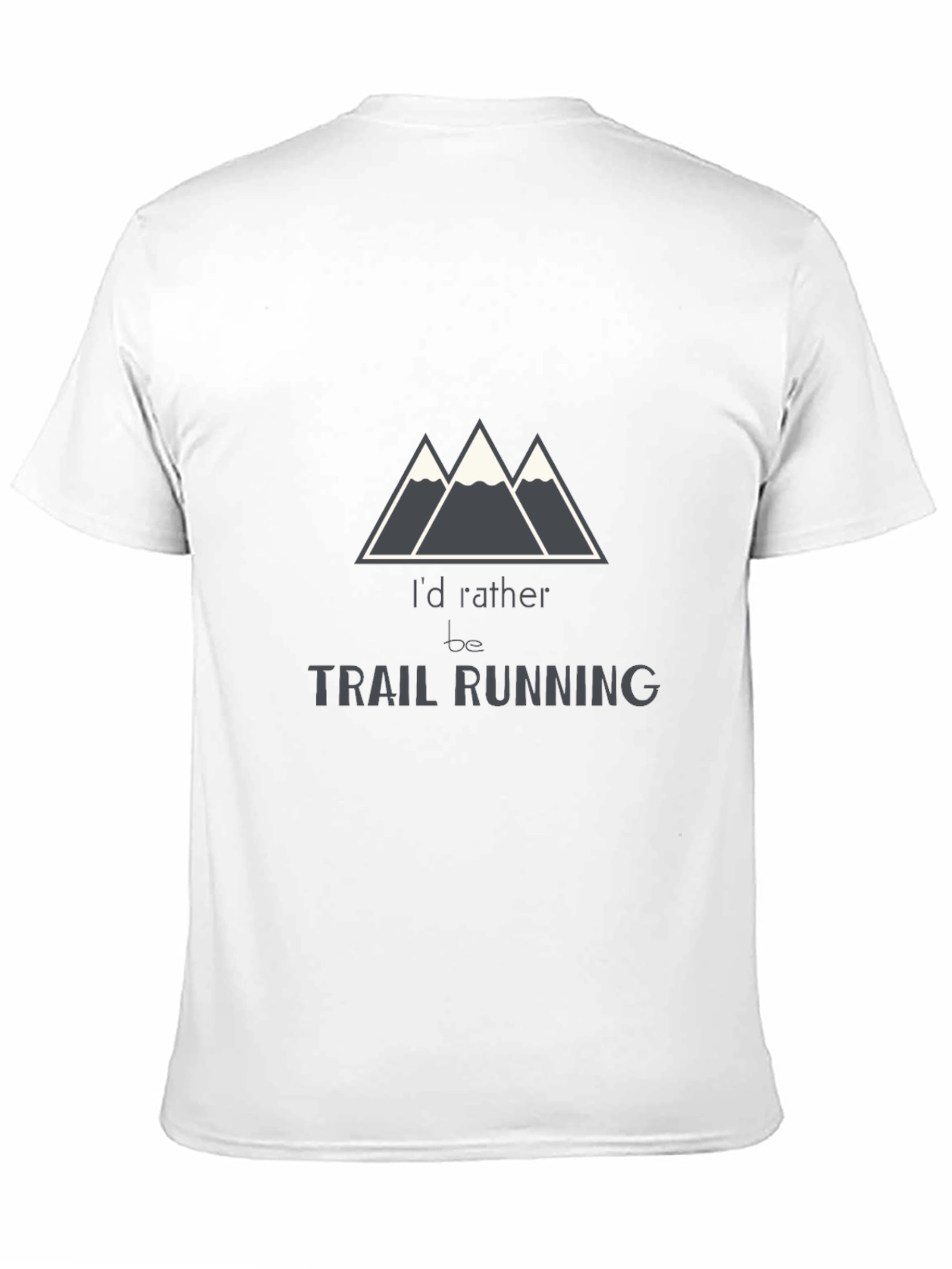 Trail Running T-Shirt - Mountain Design