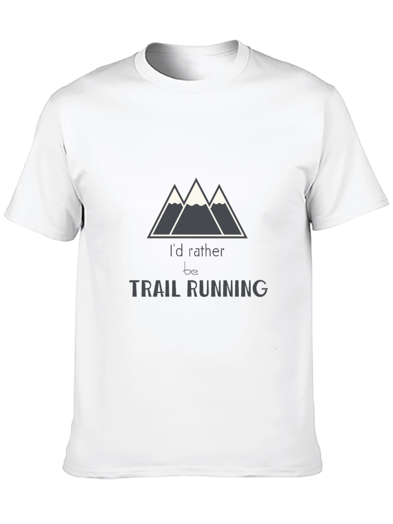 Trail Running T-Shirt - Mountain Design