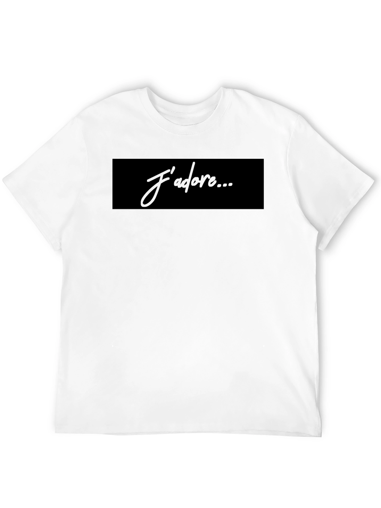 Jadore Graphic Tee - Stylish Black Cotton T-Shirt