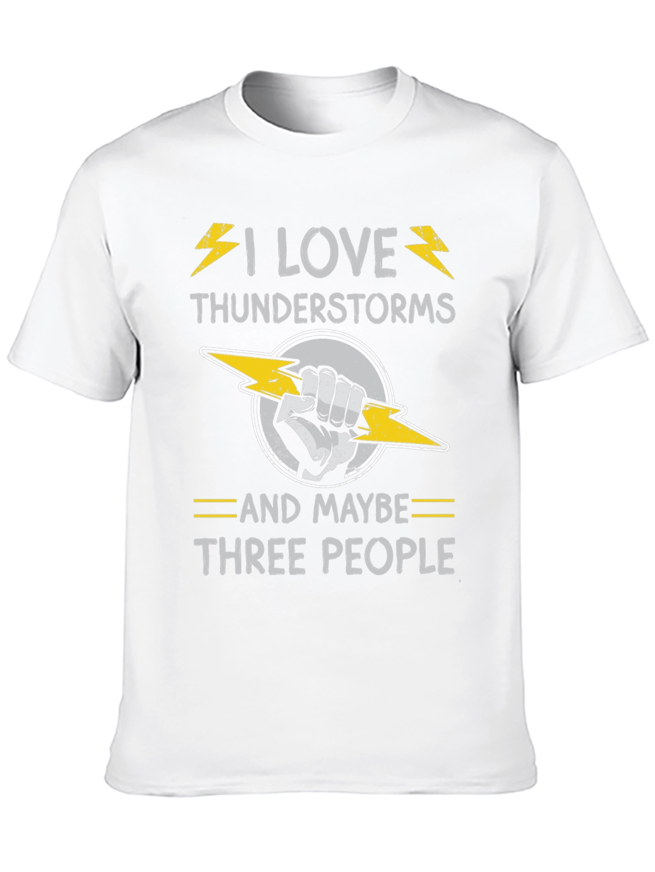 I Love Thunderstorms T-Shirt Funny Graphic Tee