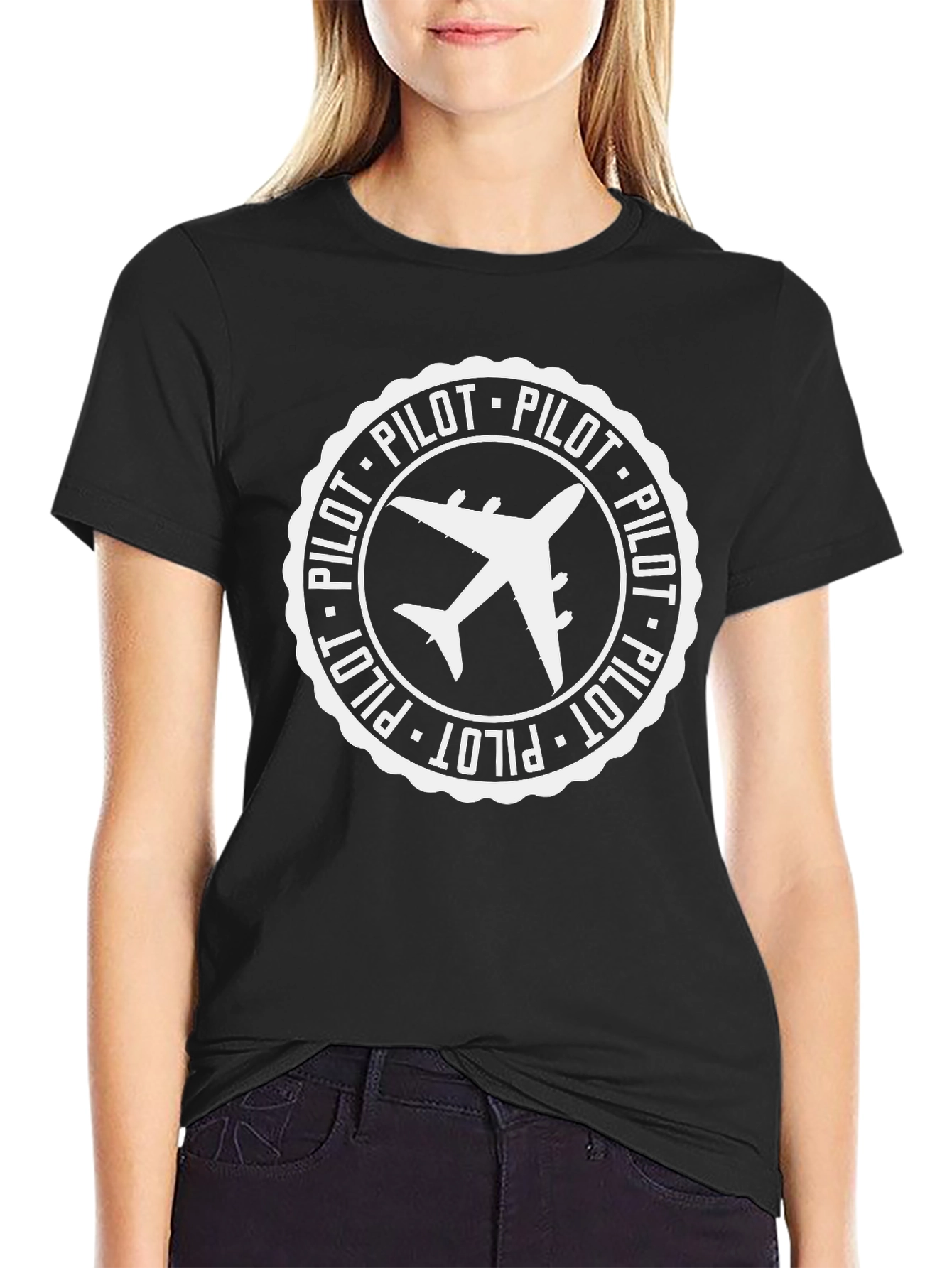 Pilot Plane Graphic T-Shirt - Aviation Enthusiast Tee