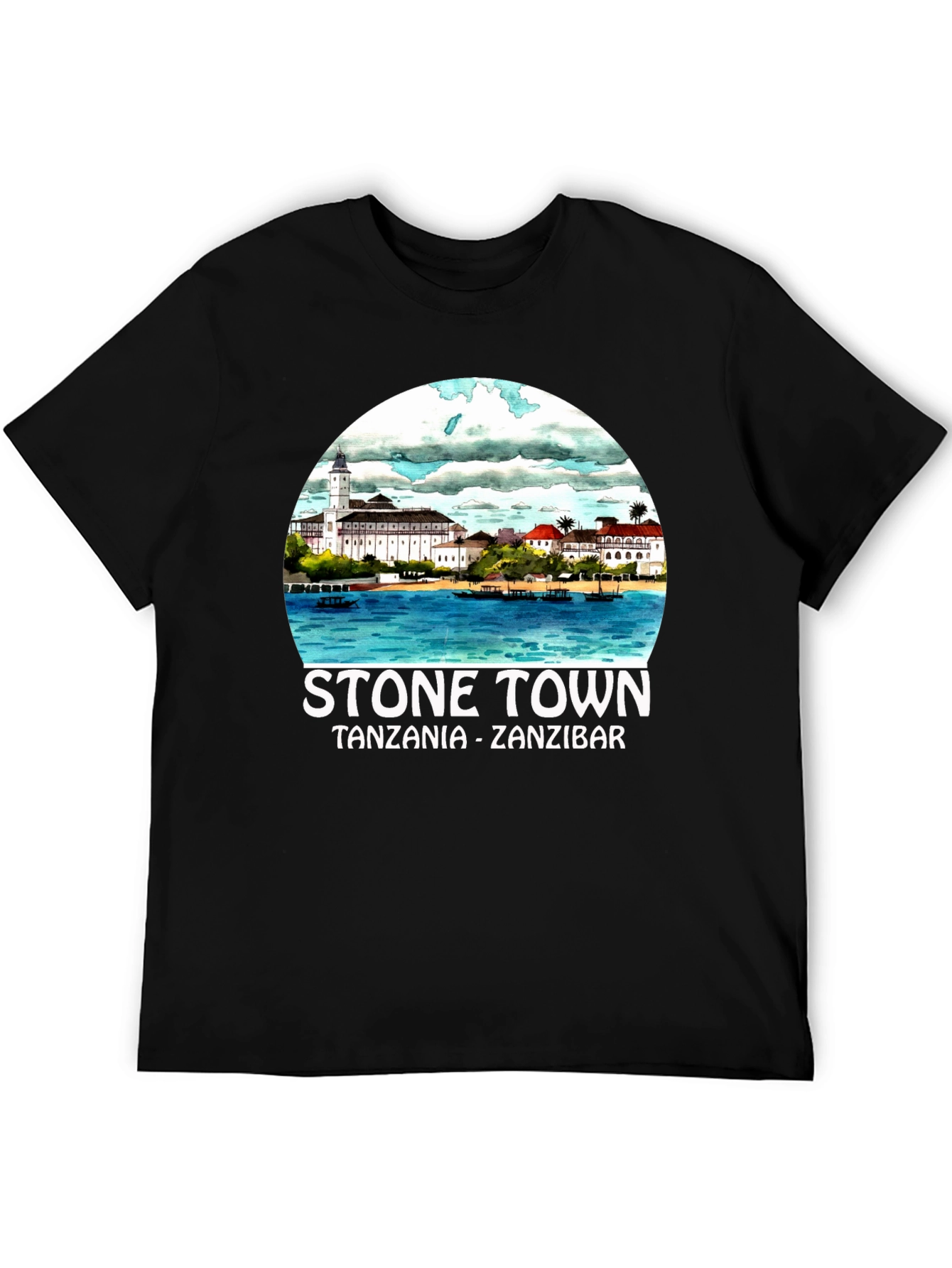 Stone Town Tanzania Zanzibar Graphic Tee