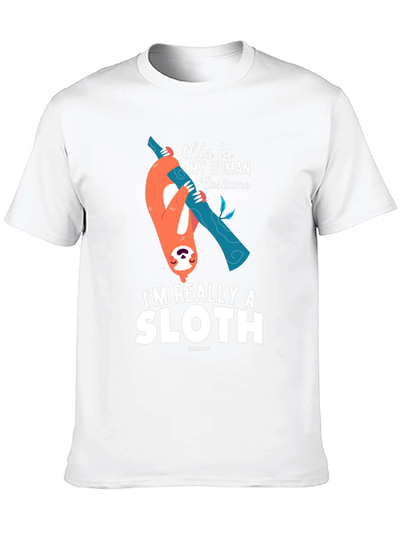 Funny Sloth Human Costume T-Shirt