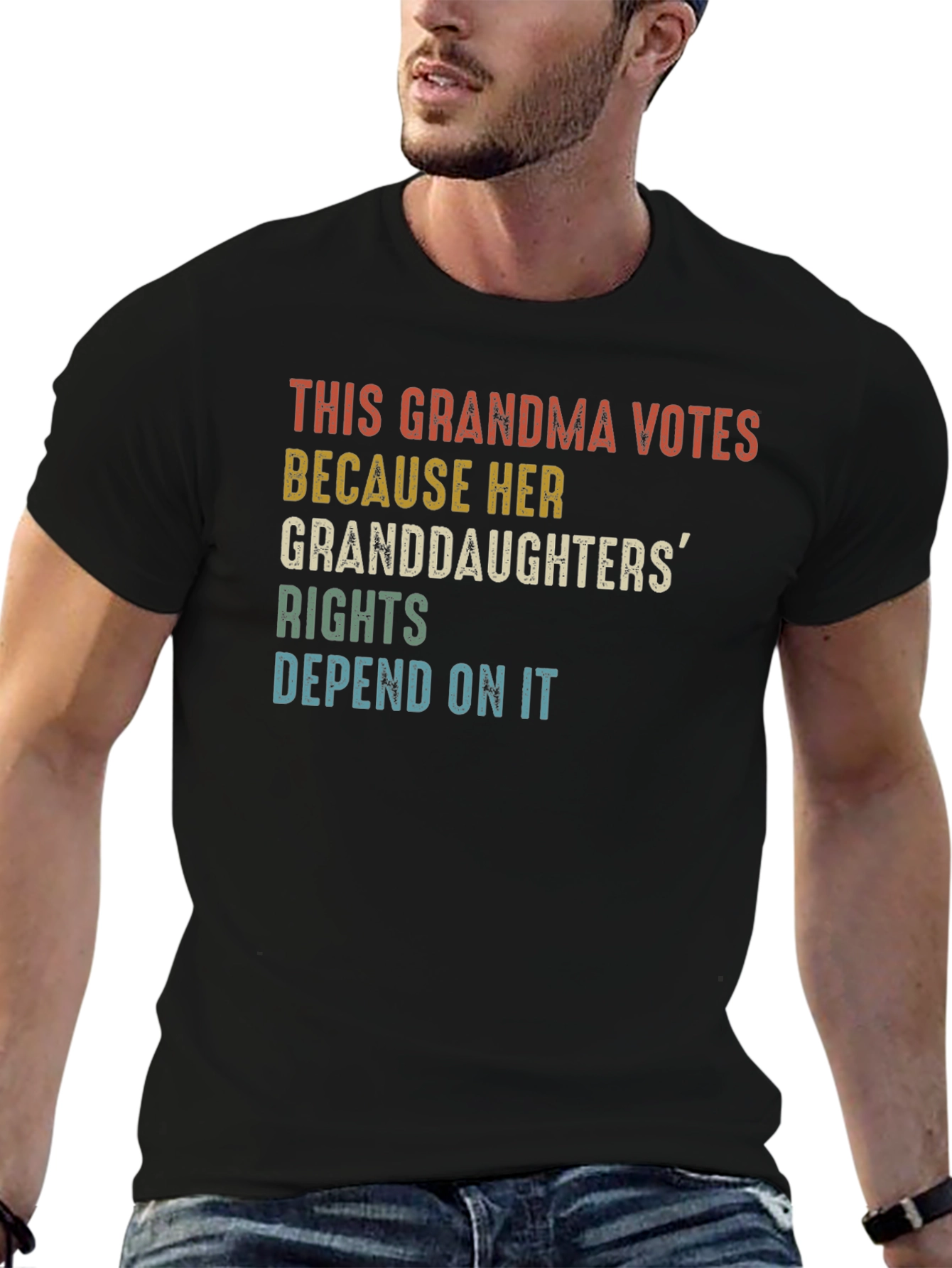 This Grandma Votes Graphic T-Shirt
