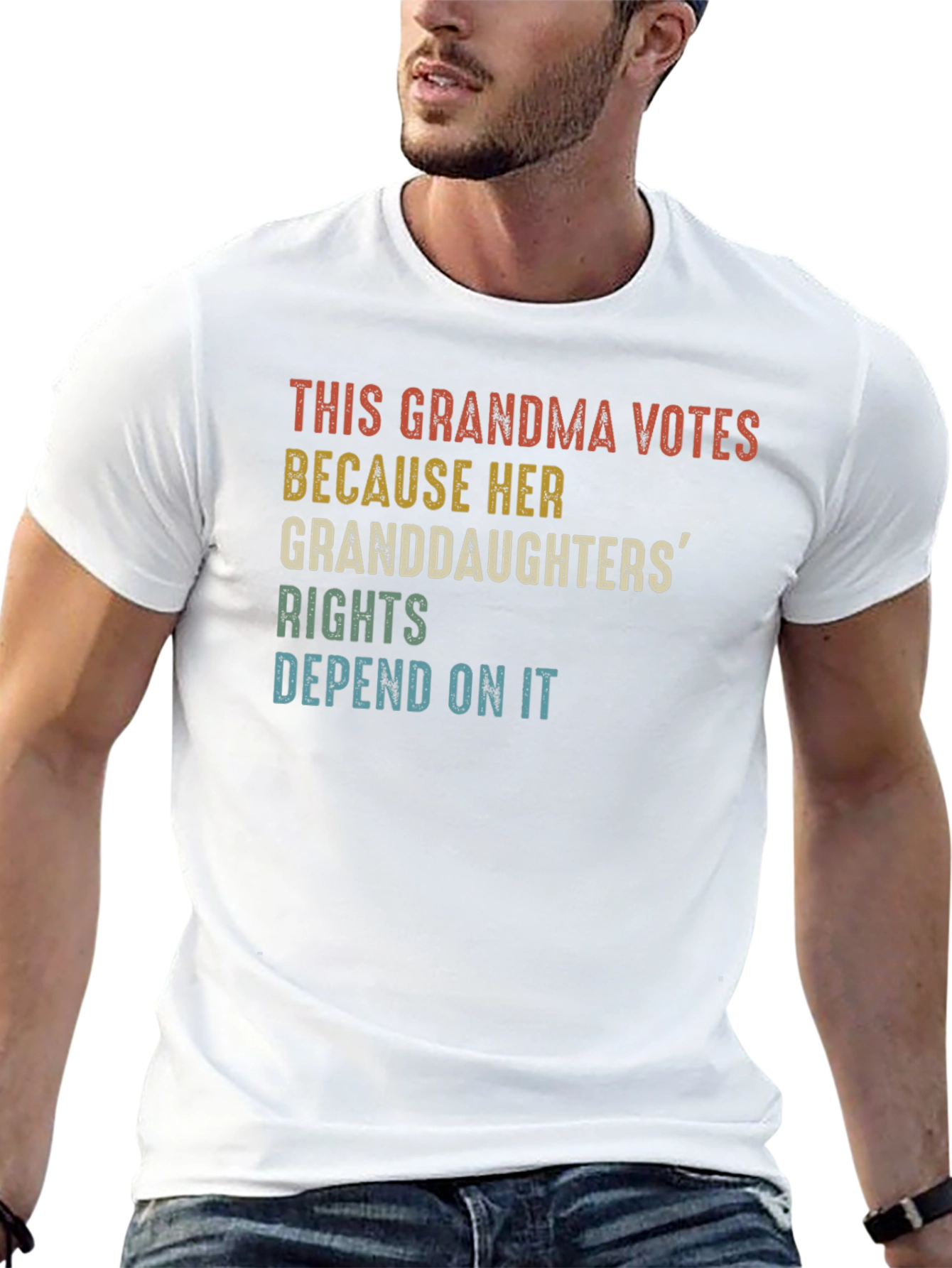 This Grandma Votes Graphic T-Shirt