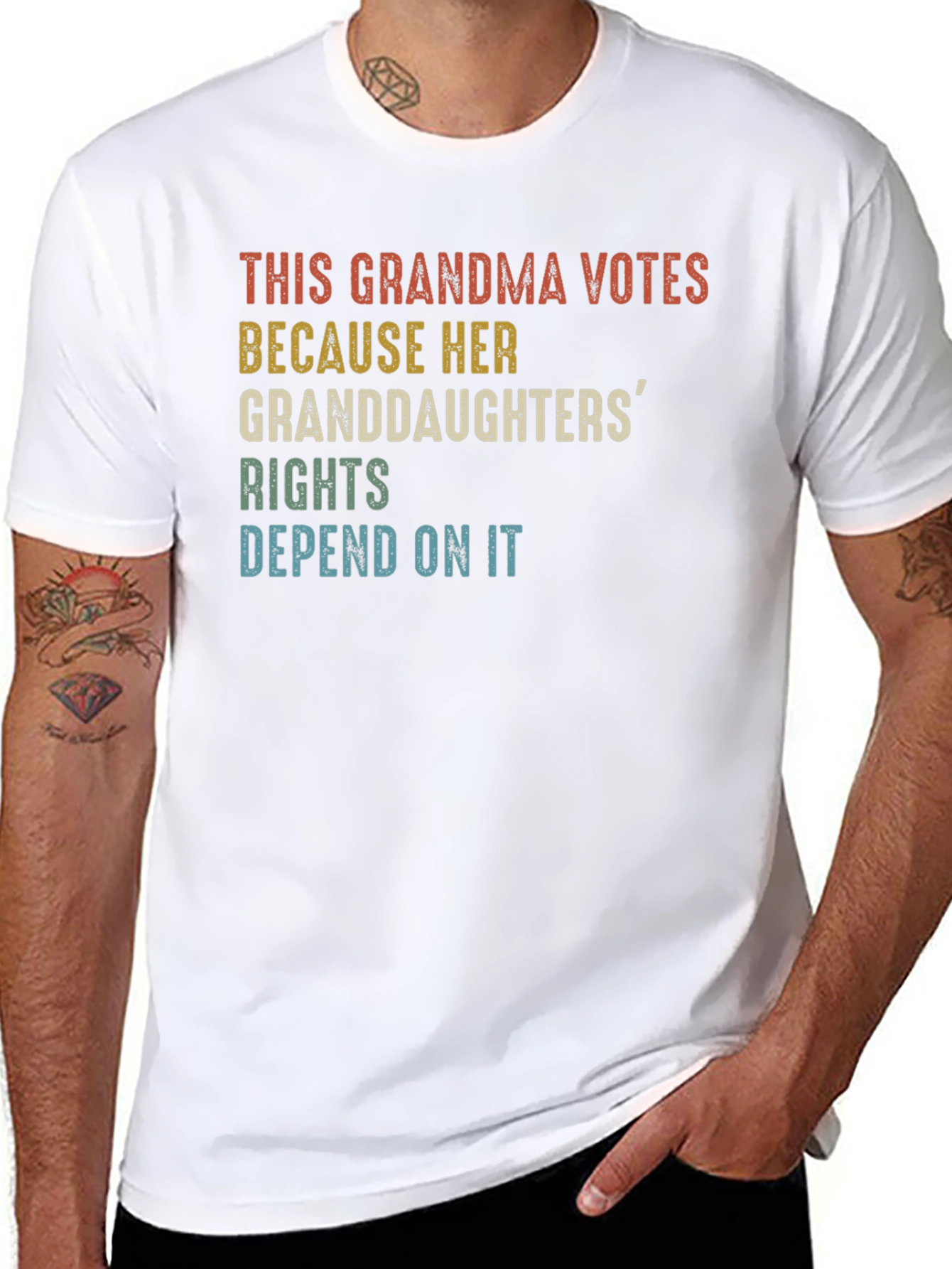This Grandma Votes Graphic T-Shirt