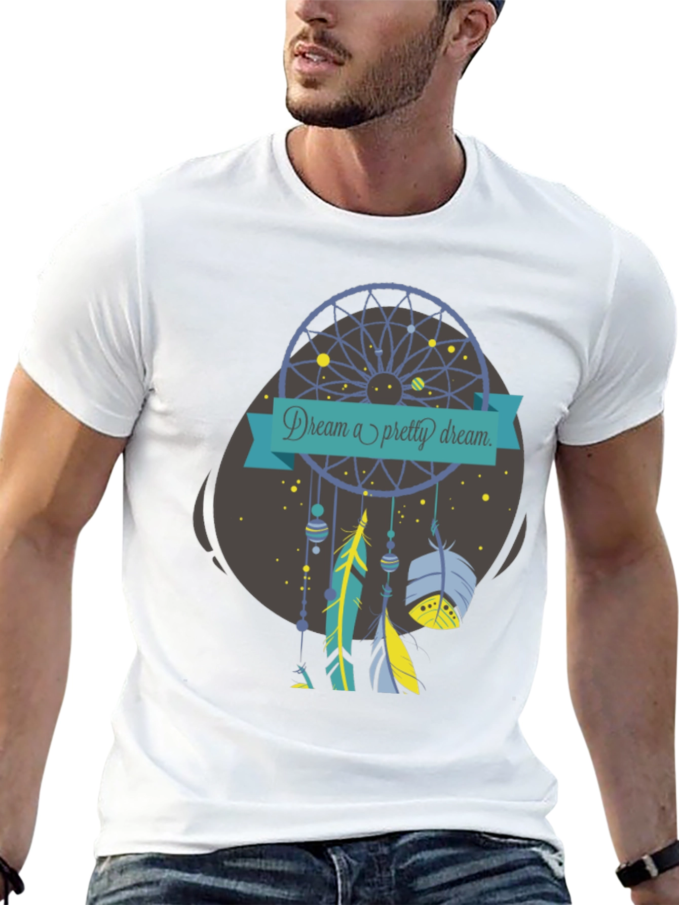 Dream a Pretty Dream T-Shirt - Black Cotton Tee