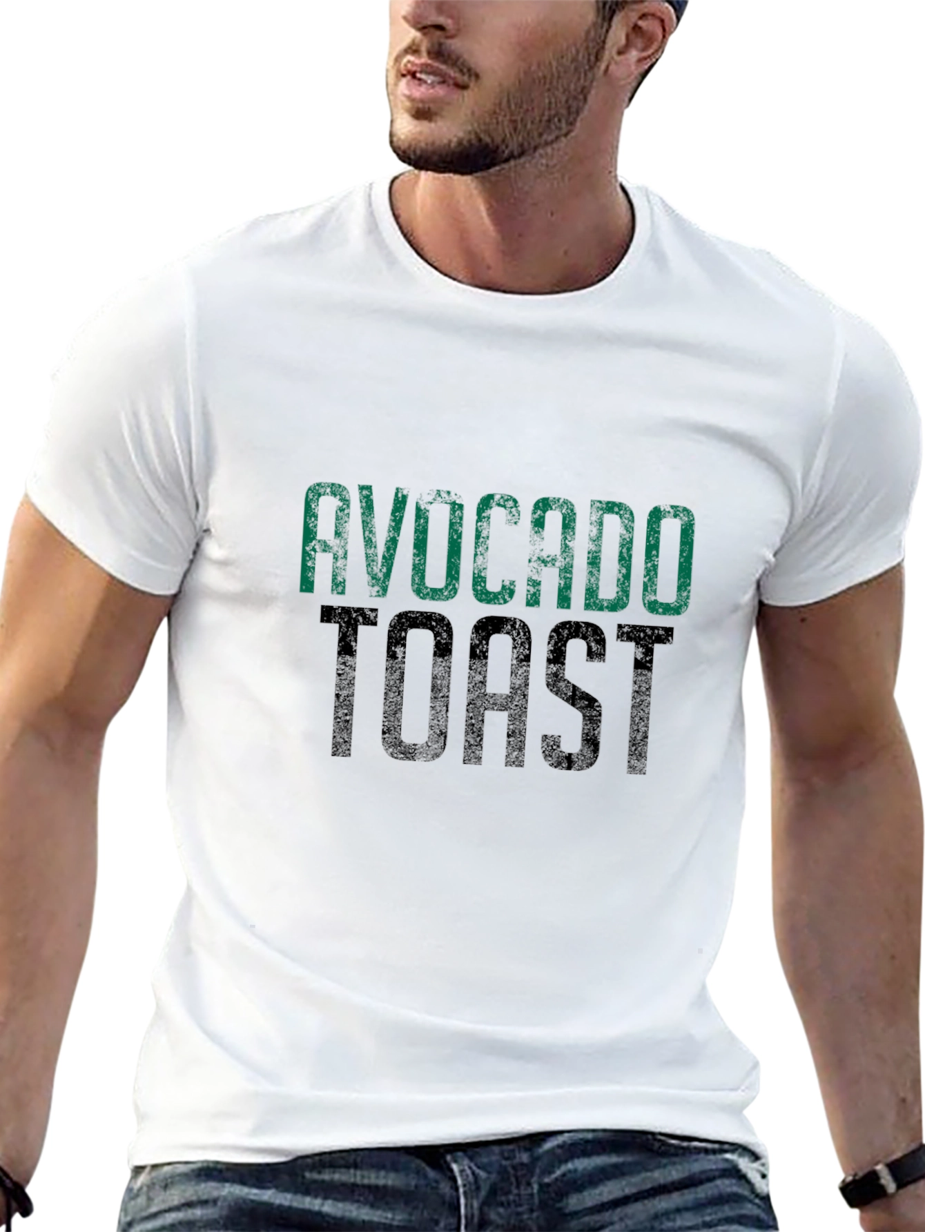Avocado Toast Graphic Tee - Trendy Foodie T-Shirt