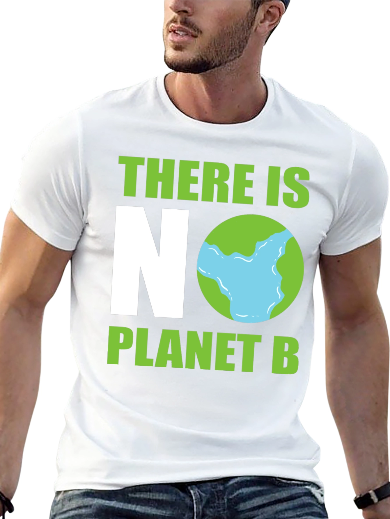 No Planet B Graphic Tee - Earth Conservation T-Shirt