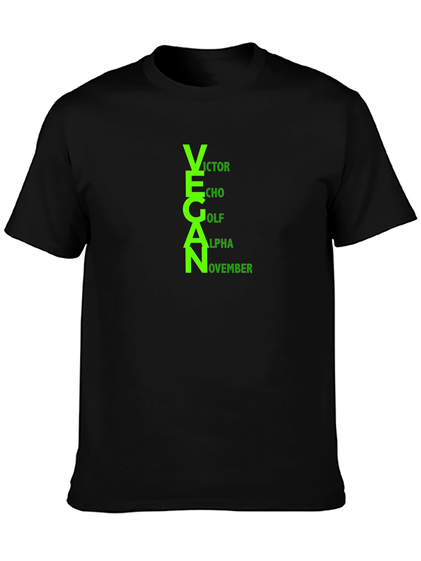 Vegan T-Shirt - Funny Acronym Design - Unisex