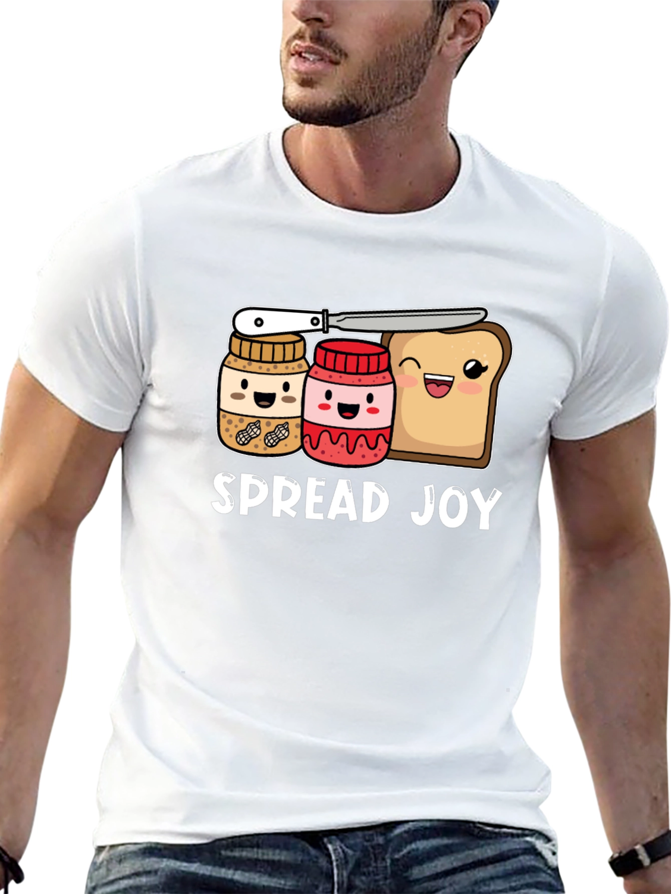 Spread Joy Graphic T-Shirt - Foodie Fun!