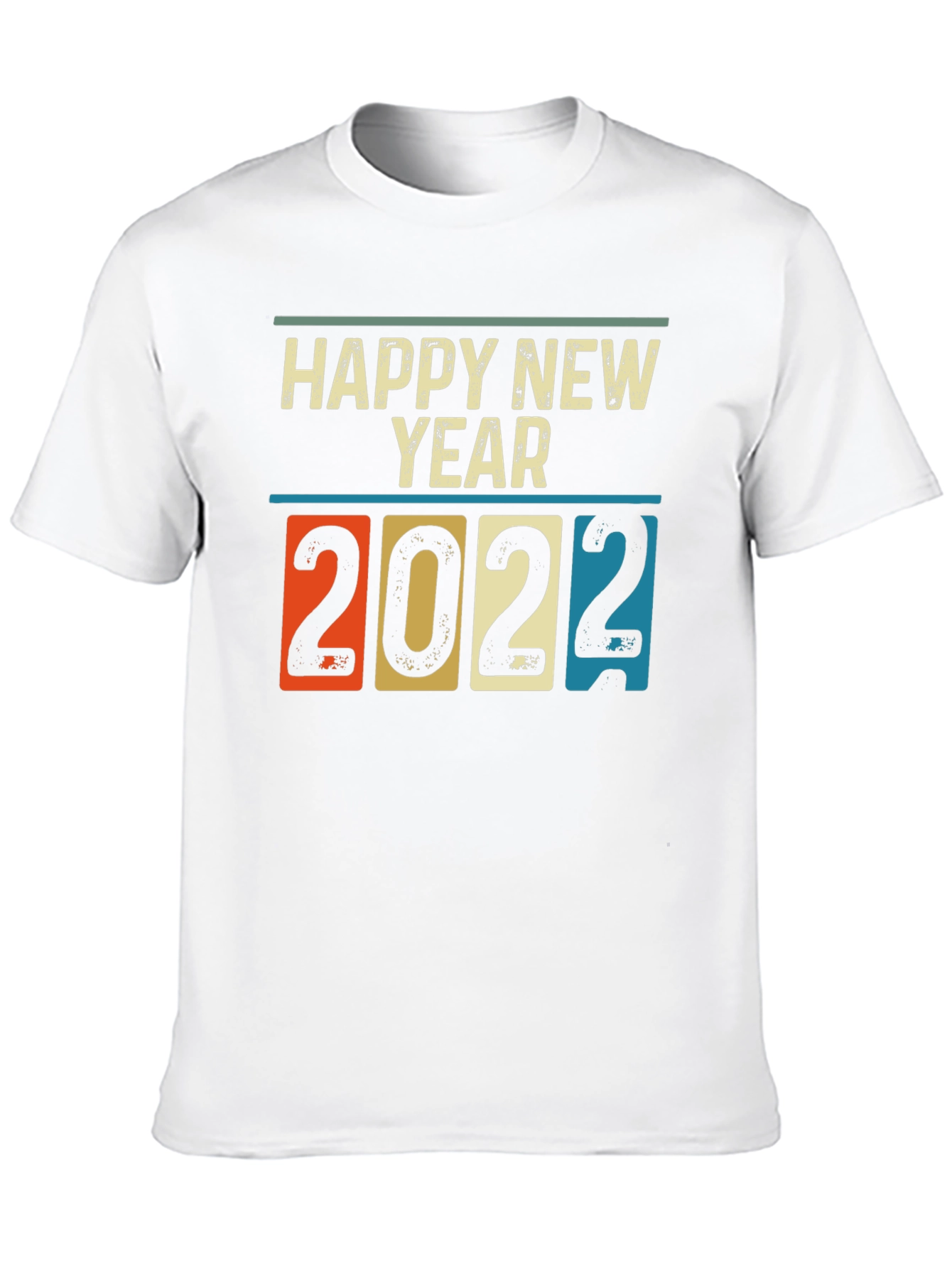 Retro Happy New Year 2022 T-Shirt