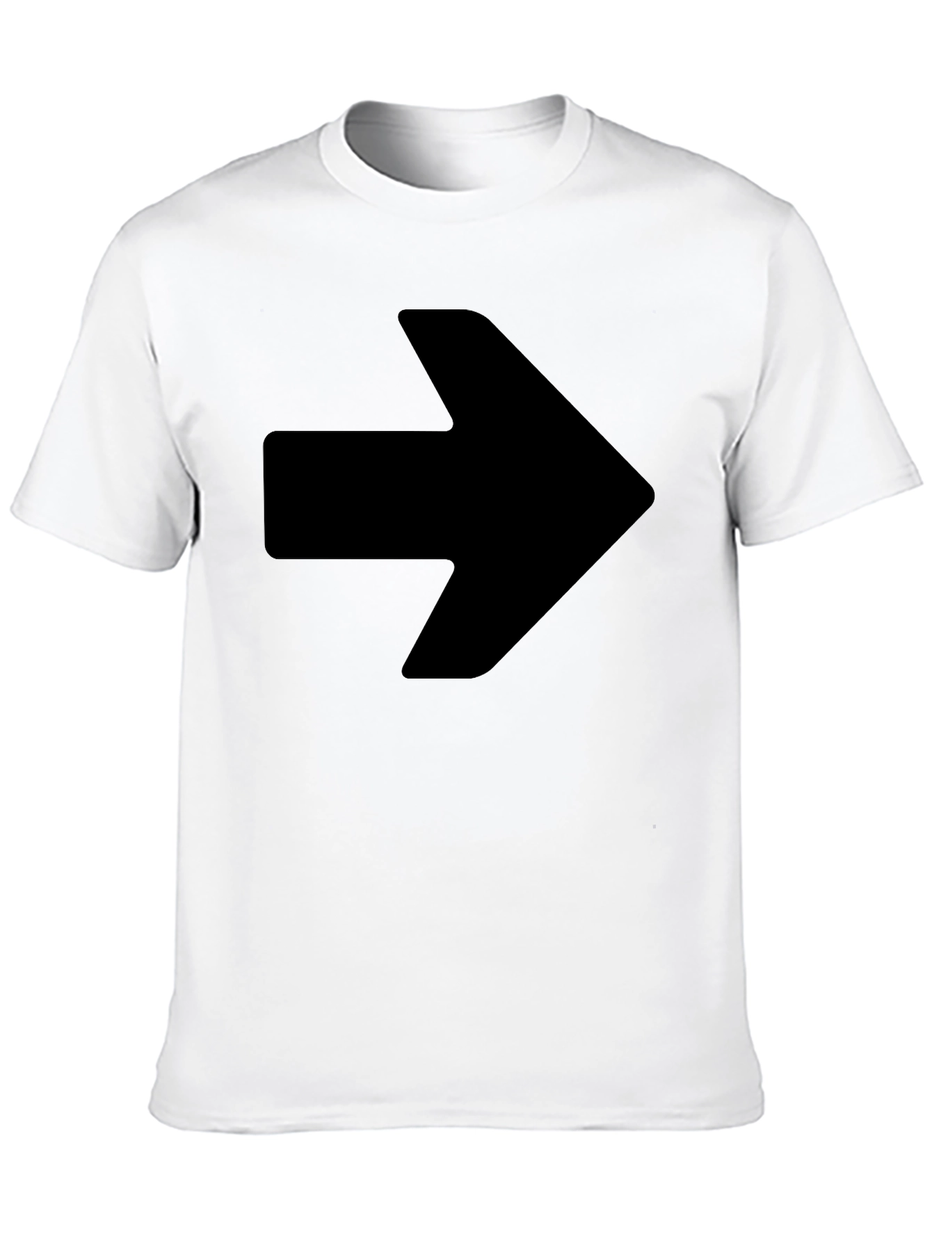Bold Arrow Graphic Black T-Shirt