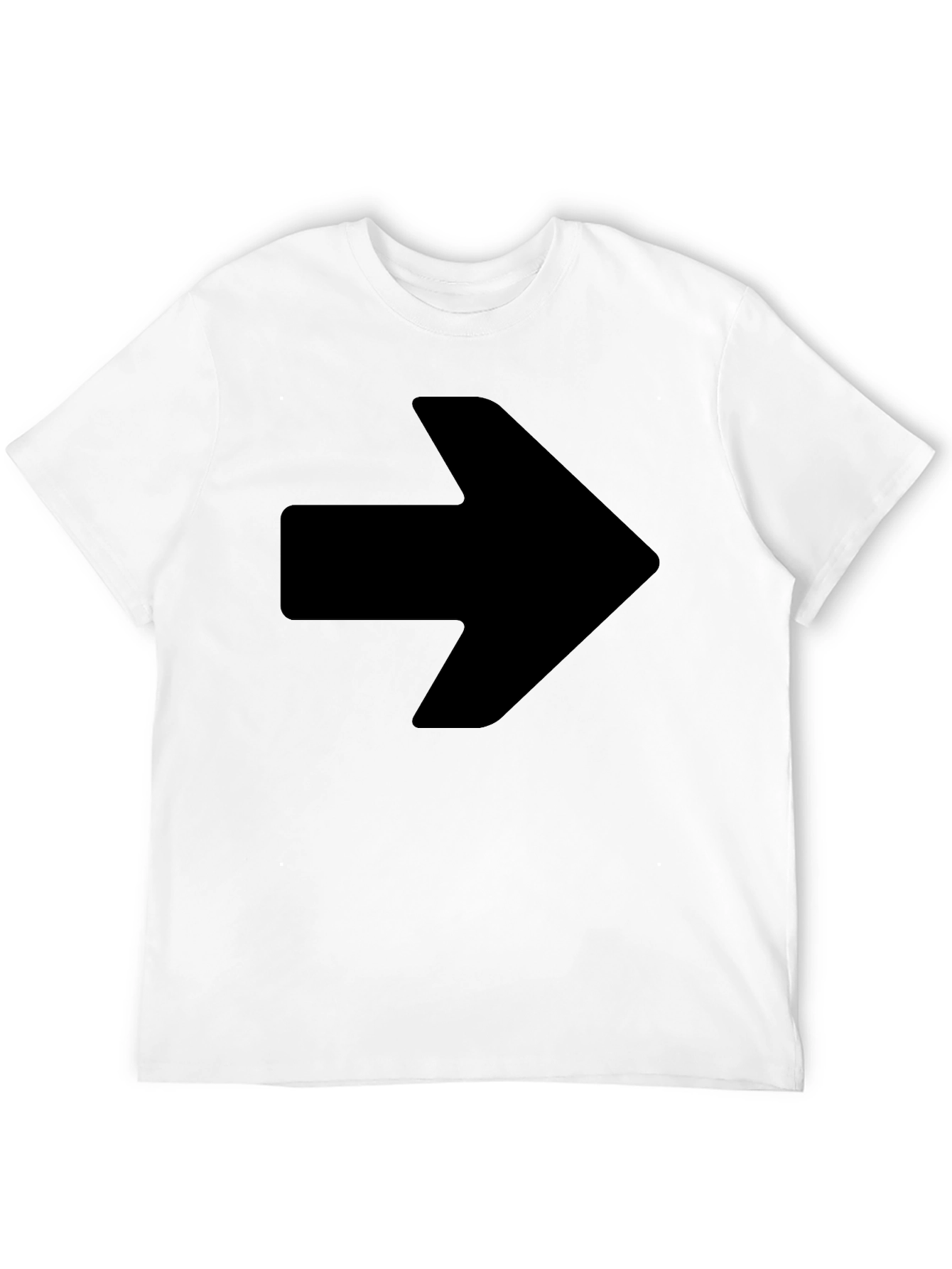 Bold Arrow Graphic Black T-Shirt