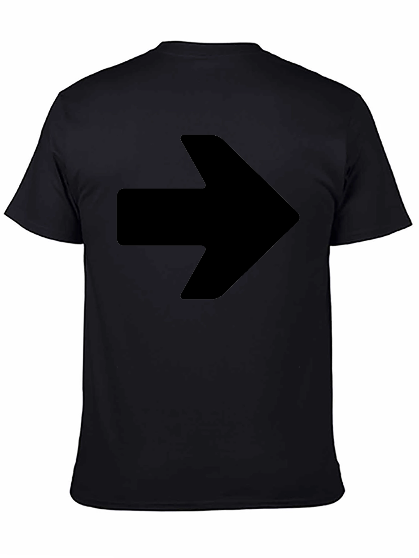 Bold Arrow Graphic Black T-Shirt