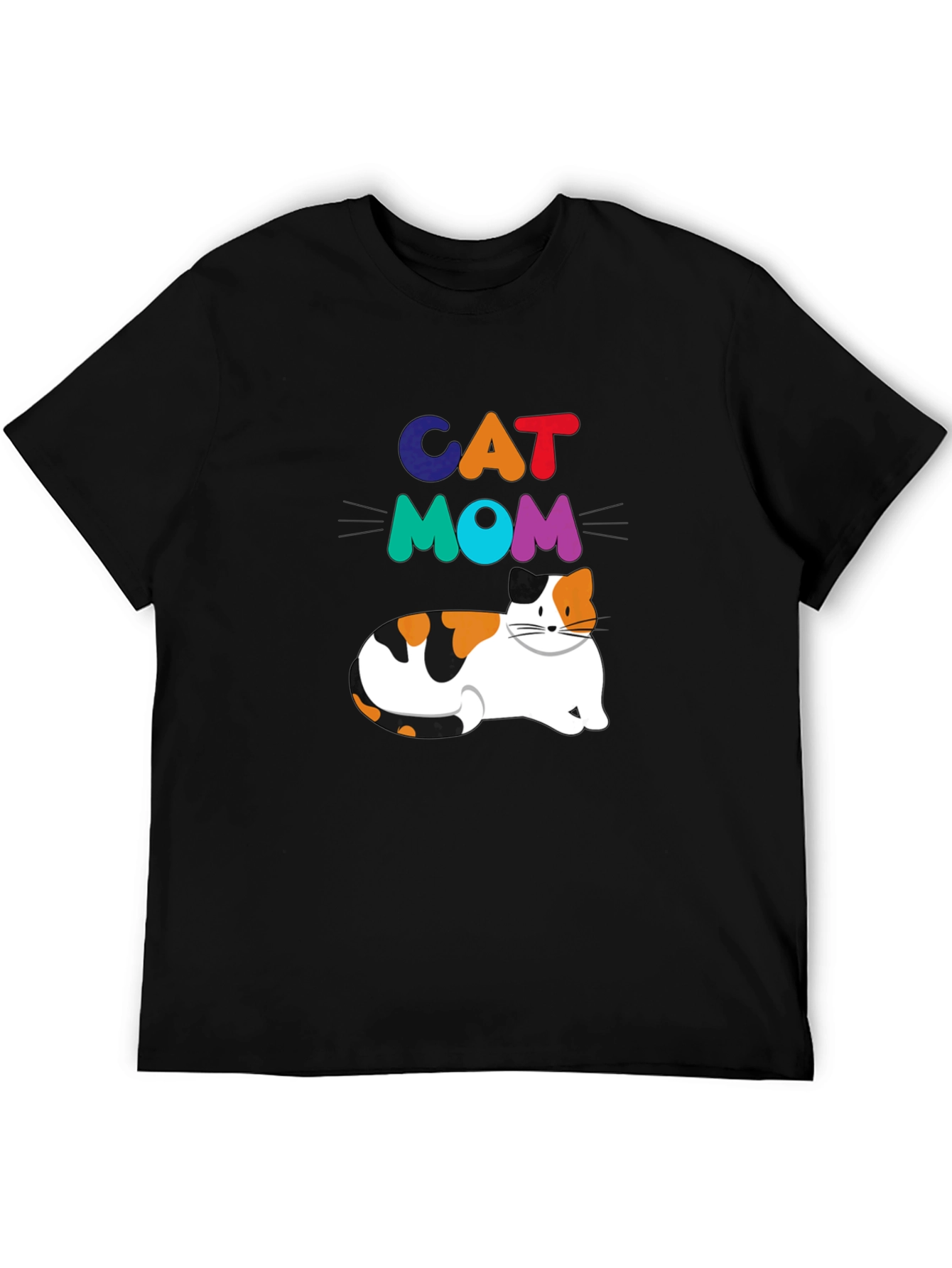 Cat Mom Graphic T-Shirt - Trendy Pet Lover Tee