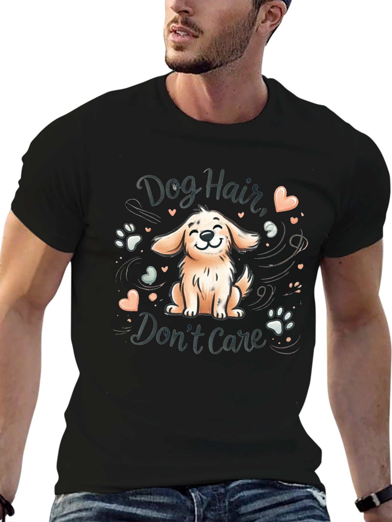 Dog Hair Dont Care Graphic Tee