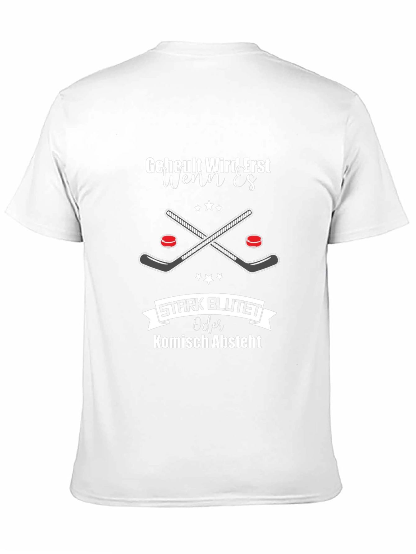 Funny Hockey Player Graphic T-Shirt