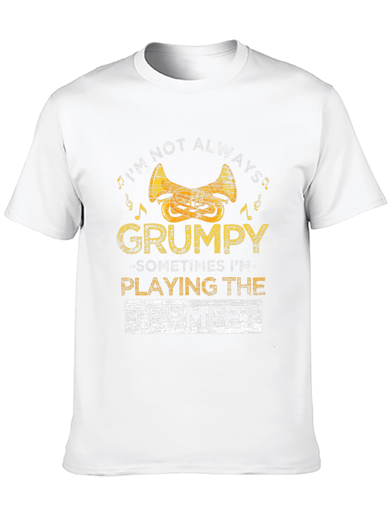 Grumpy Trumpet Player T-Shirt - Funny Musician Tee