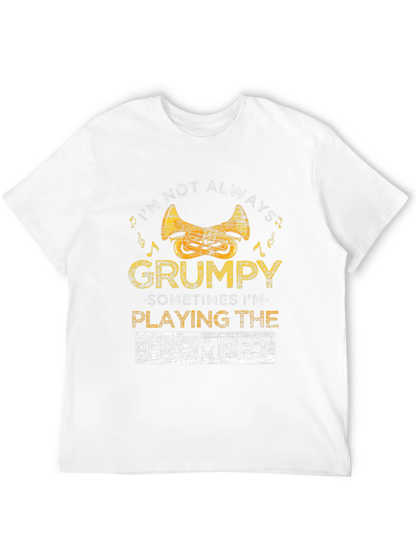 Grumpy Trumpet Player T-Shirt - Funny Musician Tee