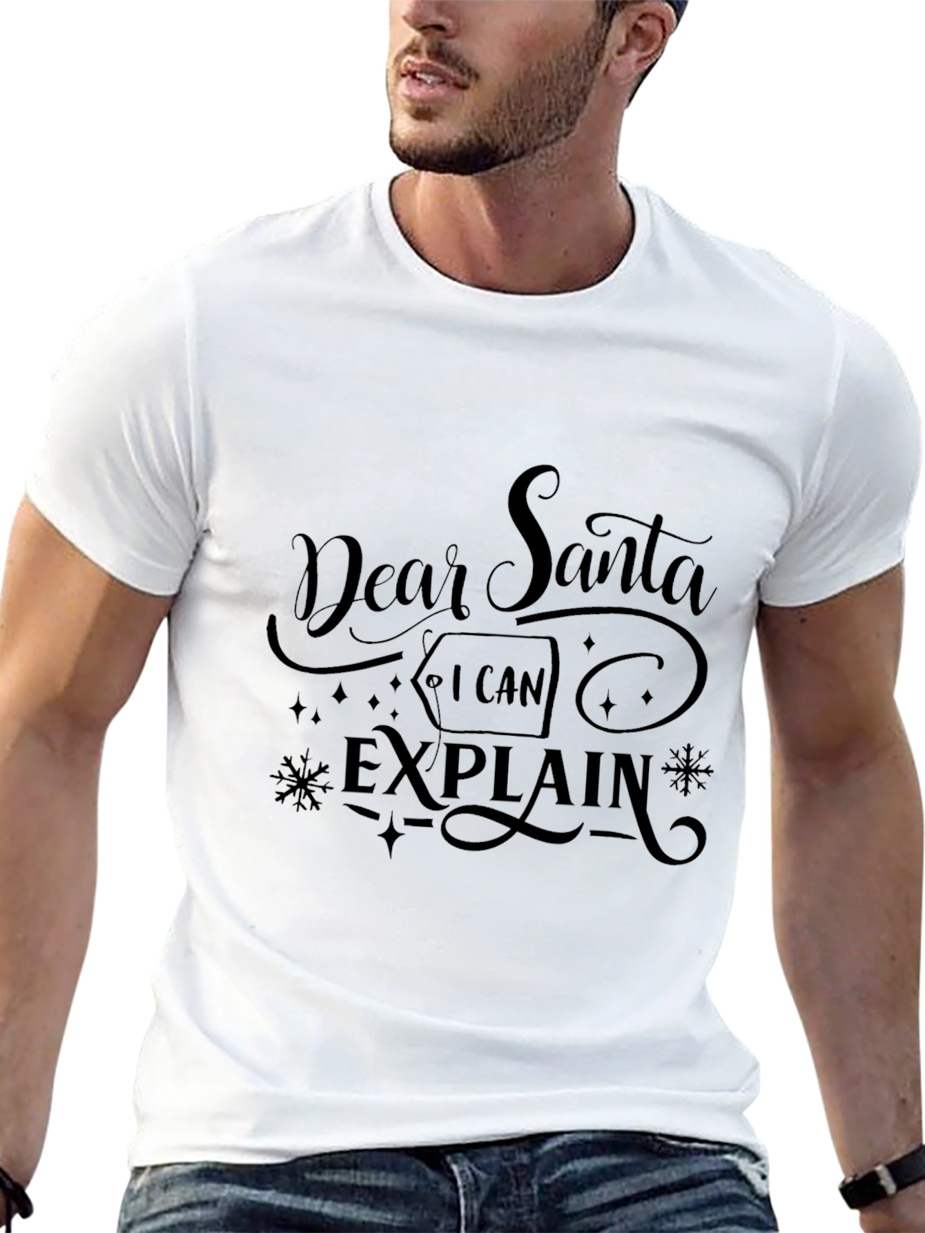 Dear Santa I Can Explain Graphic Tee