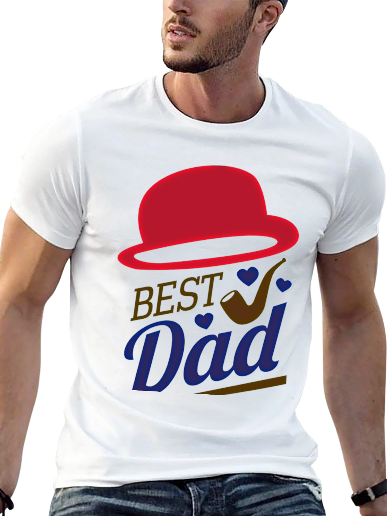 Best Dad Ever Graphic Tee - Fathers Day Gift