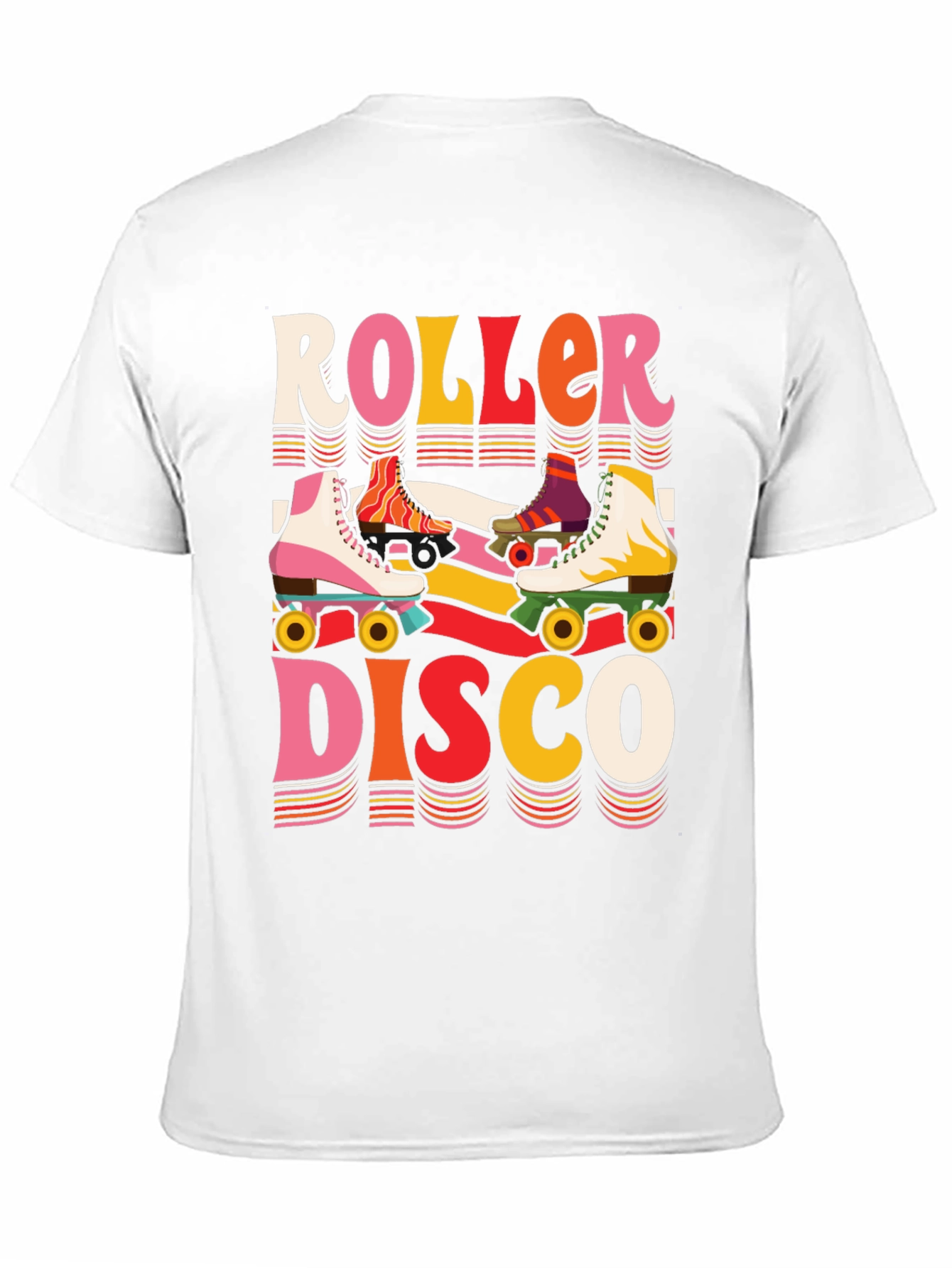 Roller Disco Graphic Tee - Retro Vibes!