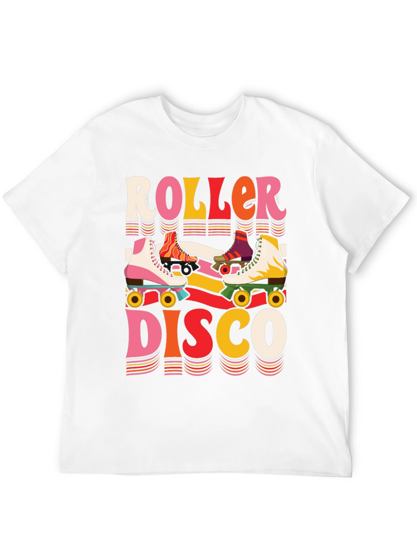 Roller Disco Graphic Tee - Retro Vibes!