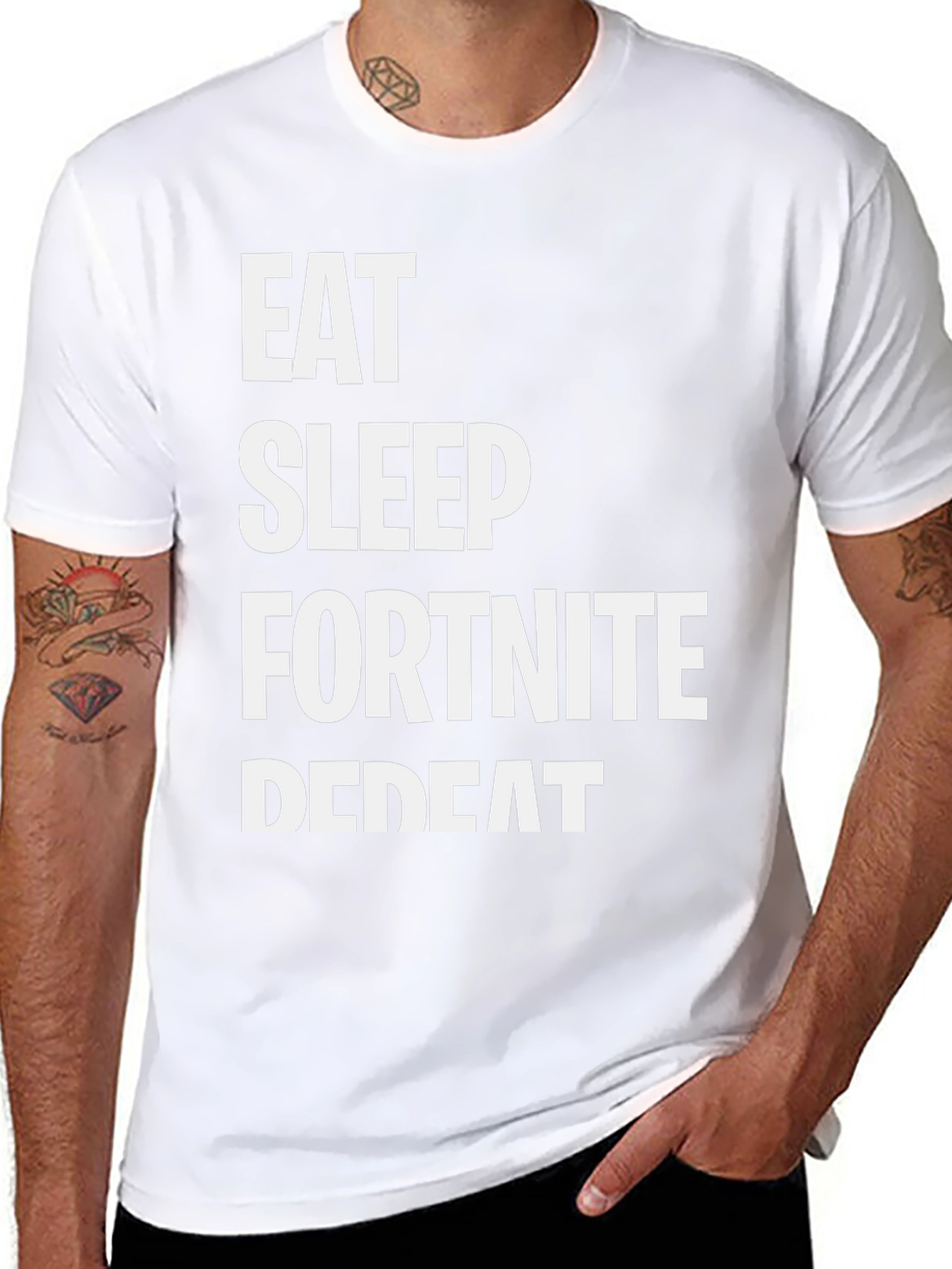 Eat Sleep Fortnite Repeat Gamer T-Shirt