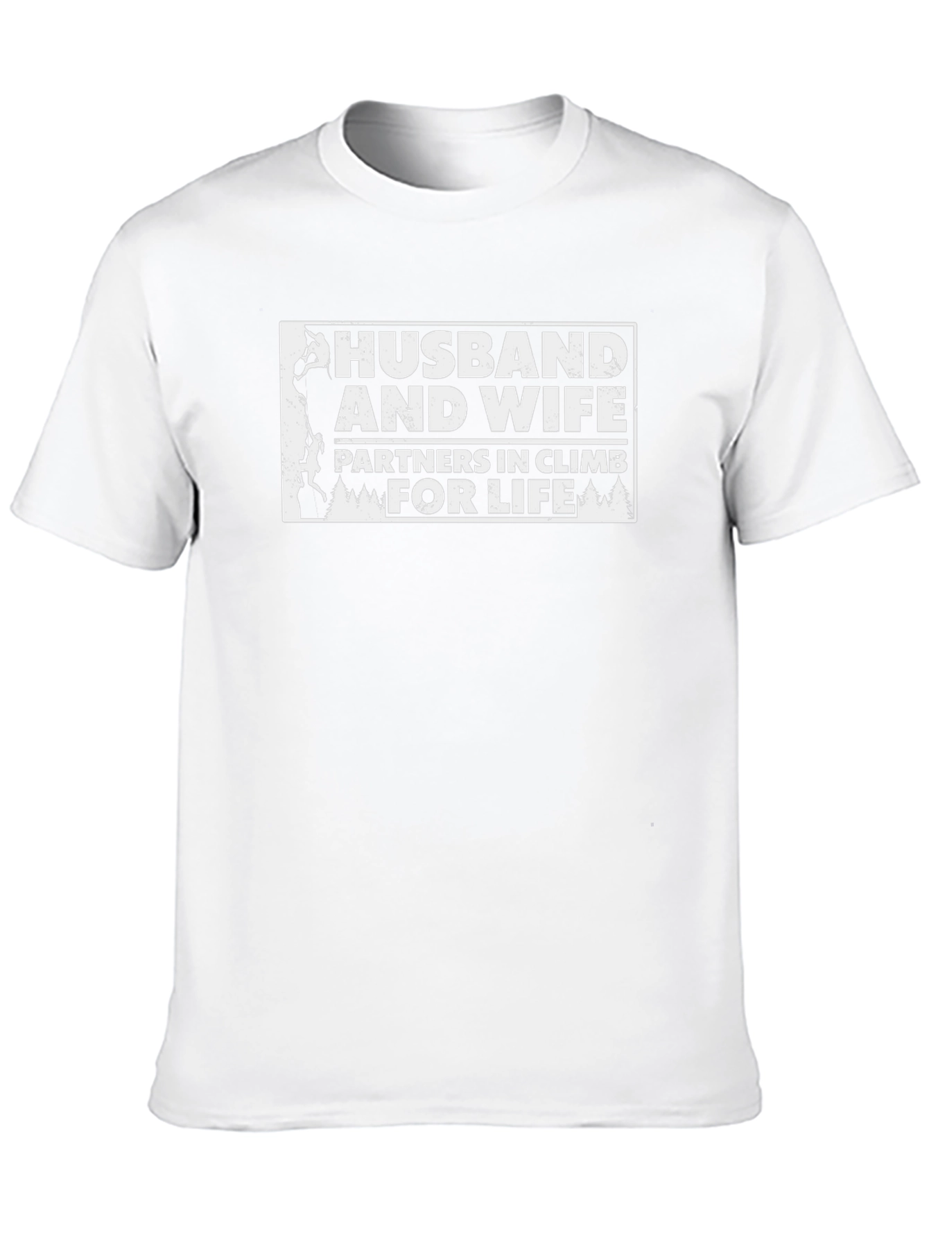 Husband and Wife Climbing Partners T-Shirt