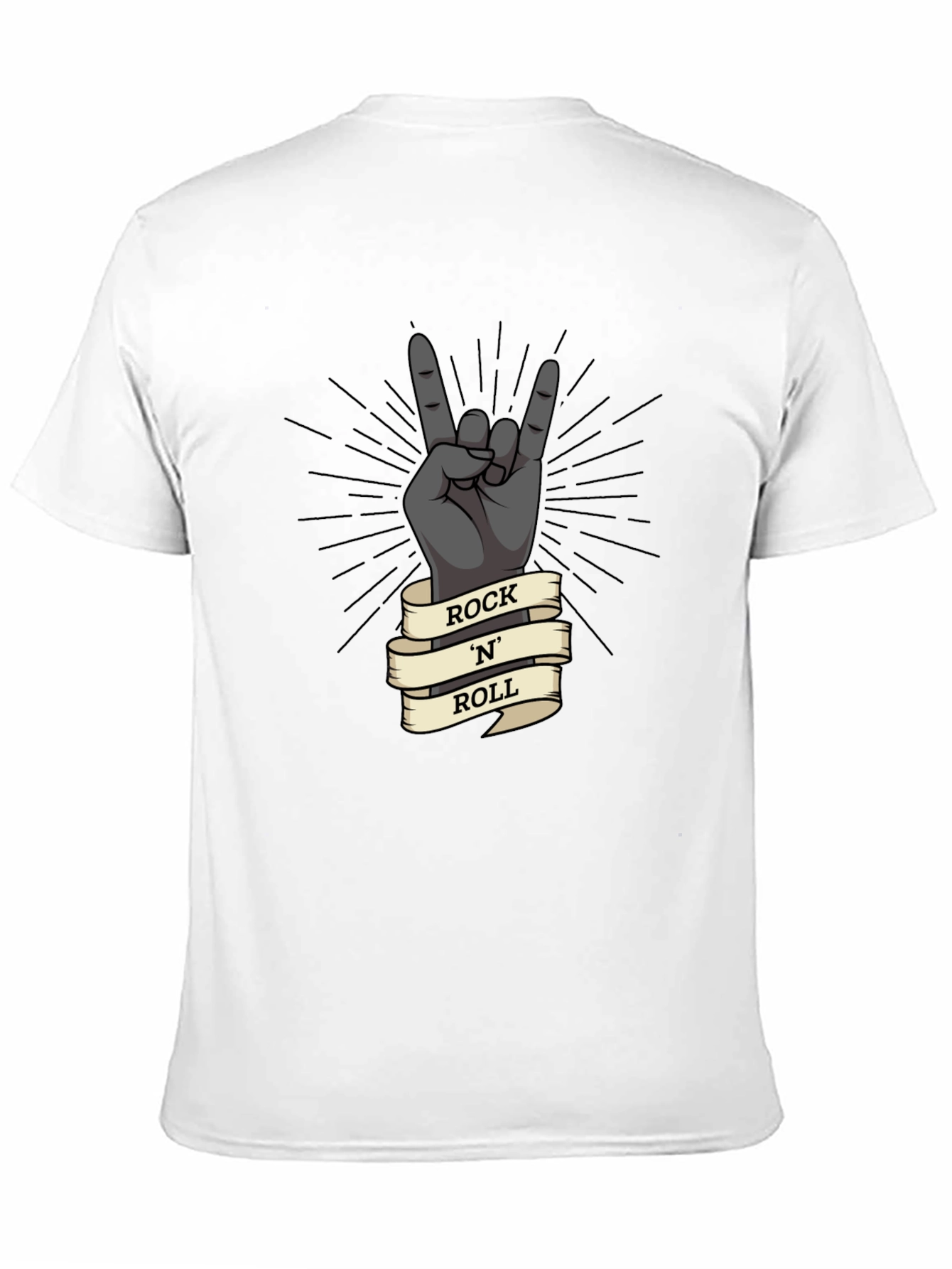 Rock N Roll Hand Gesture Graphic T-Shirt