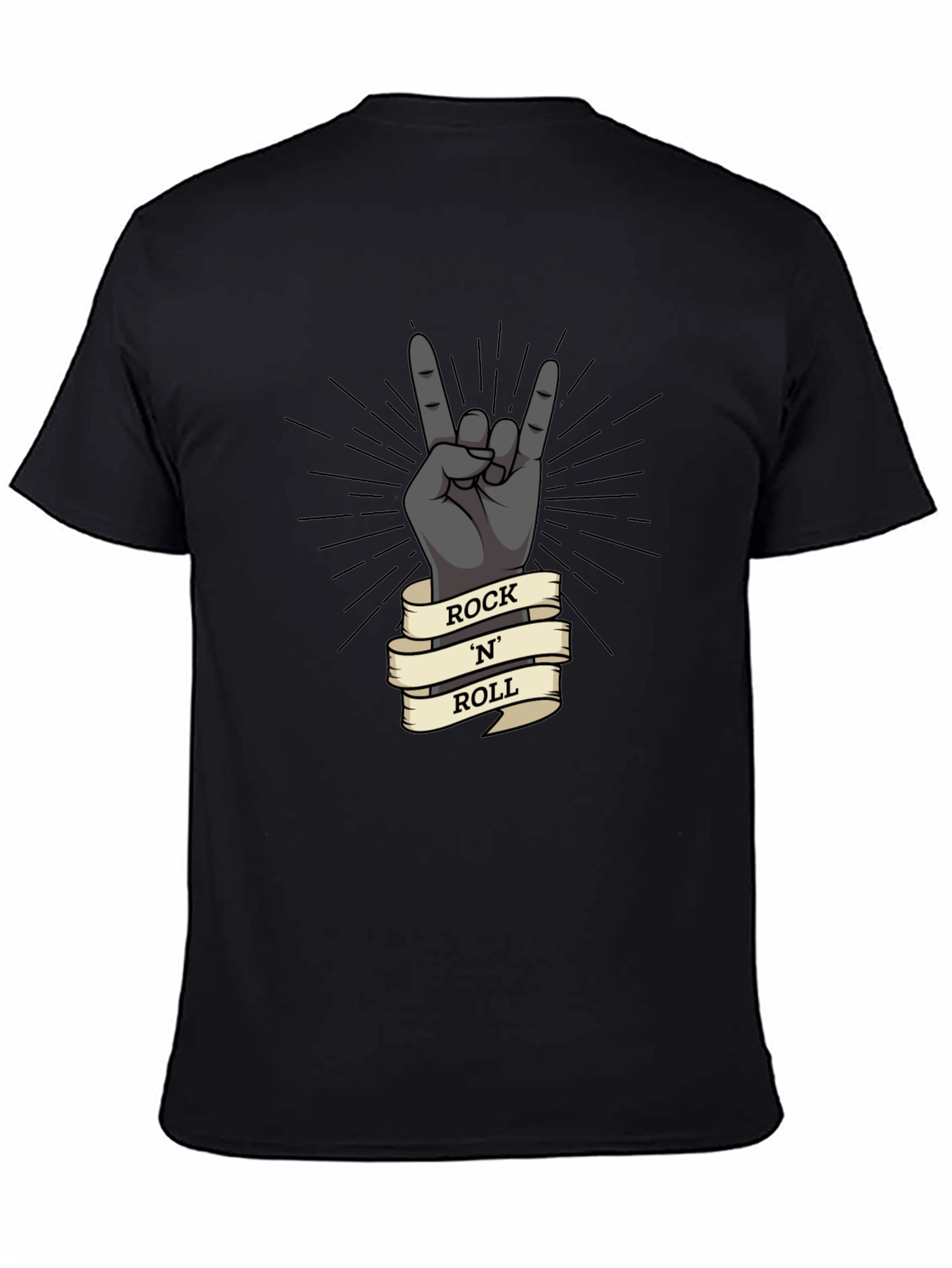 Rock N Roll Hand Gesture Graphic T-Shirt