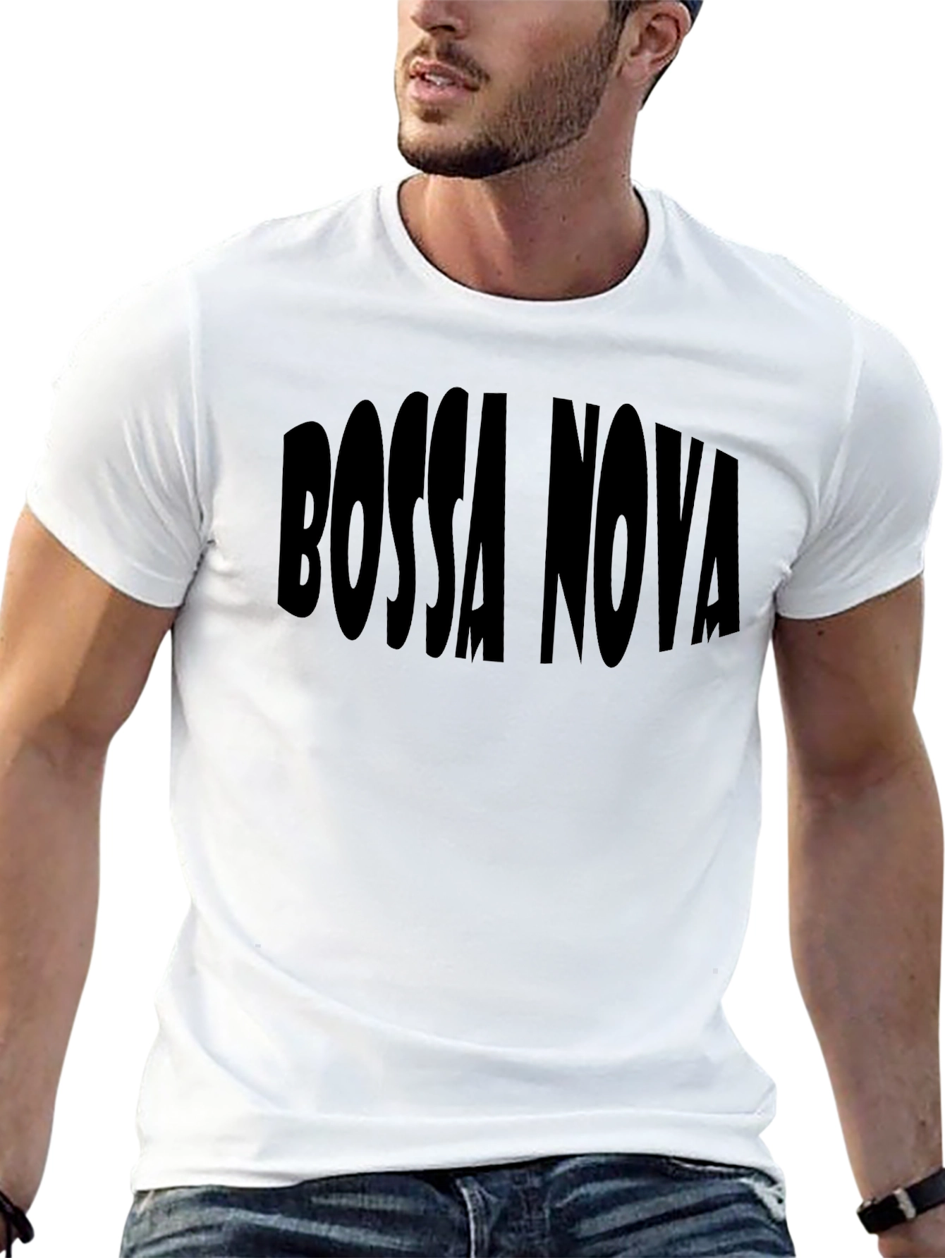 Bossa Nova Black T-Shirt - Cool Music Tee