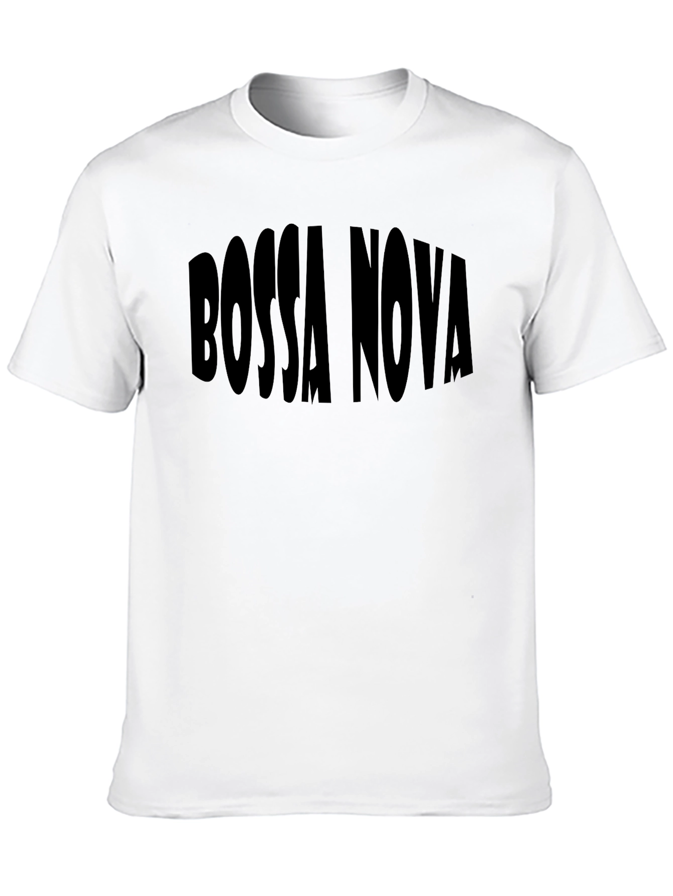 Bossa Nova Black T-Shirt - Cool Music Tee