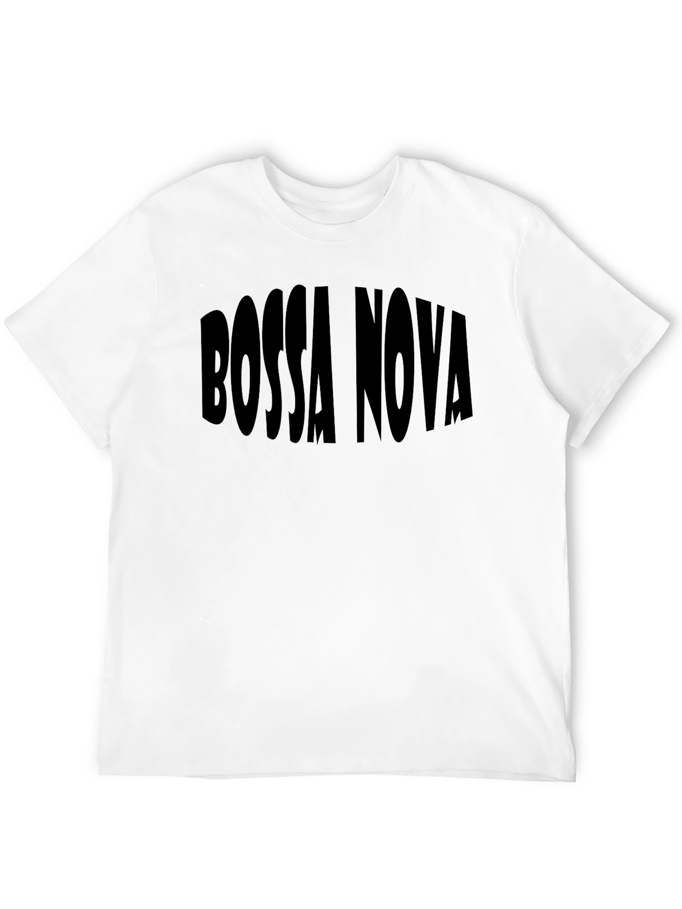 Bossa Nova Black T-Shirt - Cool Music Tee