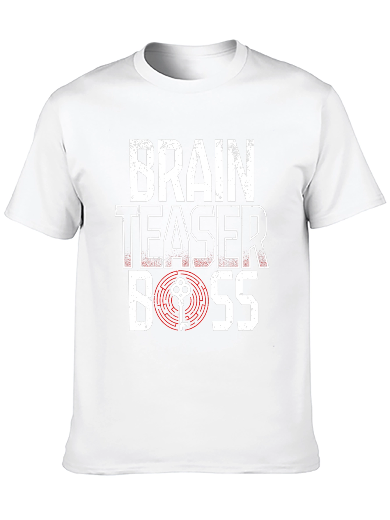 Brain Teaser Boss Graphic T-Shirt - Puzzle Solver Tee