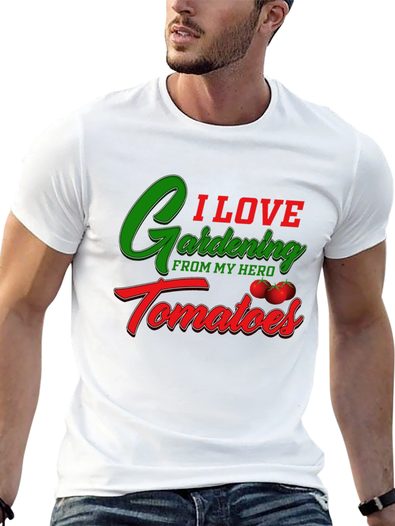 Gardening & Tomato Lover Black T-Shirt