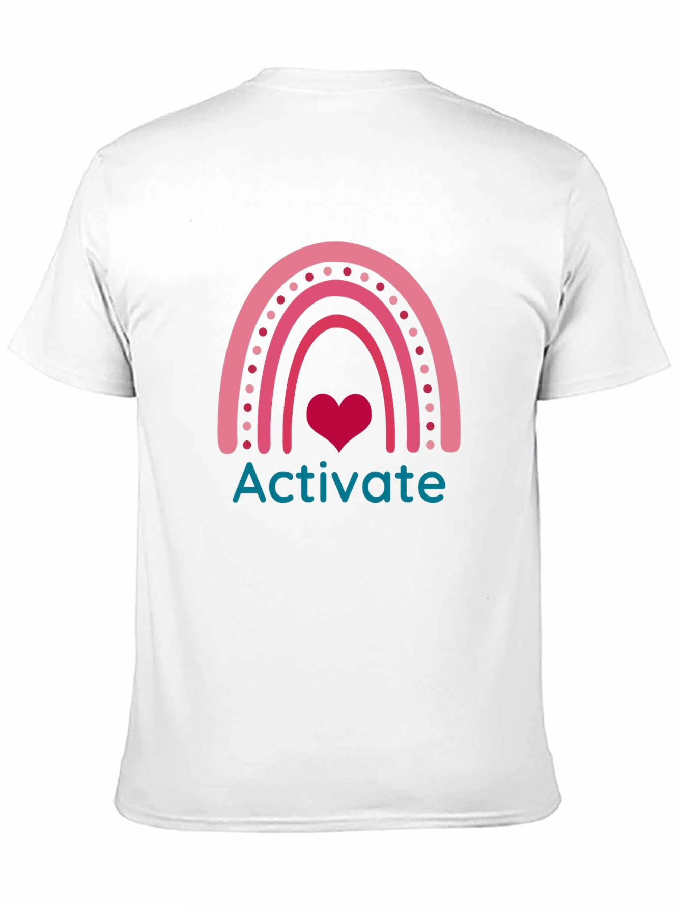 Activate Rainbow Heart Graphic Tee