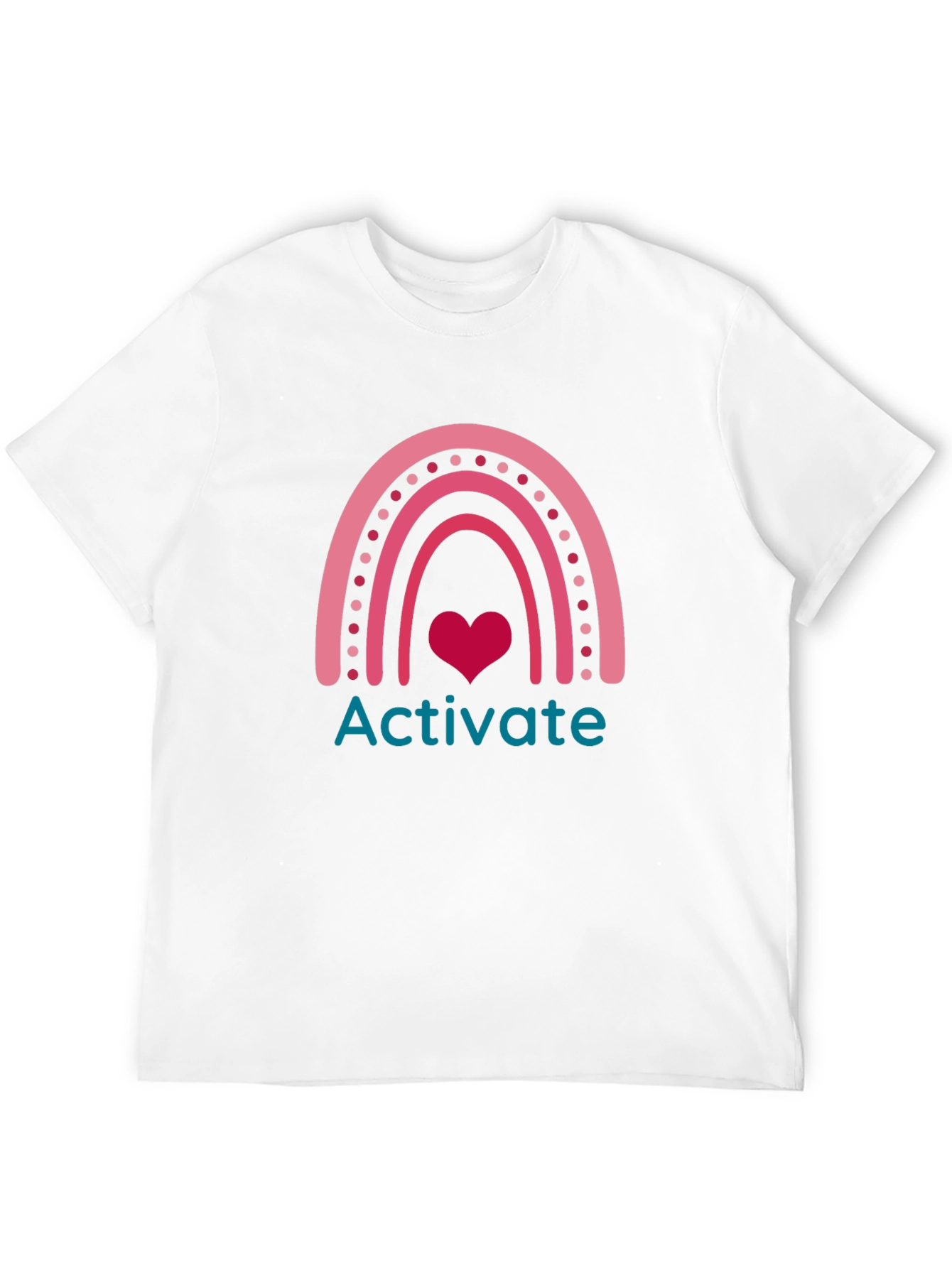 Activate Rainbow Heart Graphic Tee