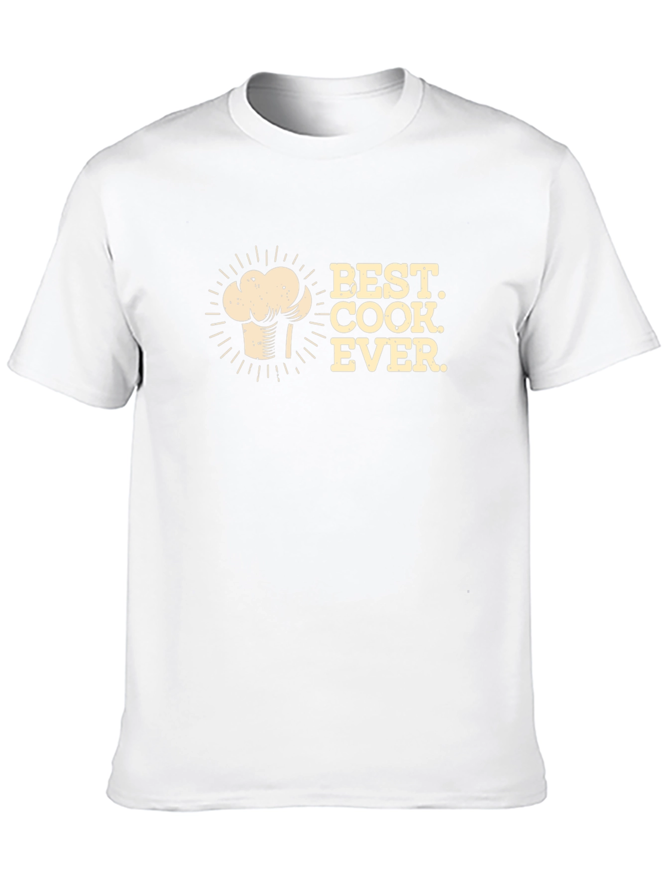 Best Cook Ever Black Graphic T-Shirt