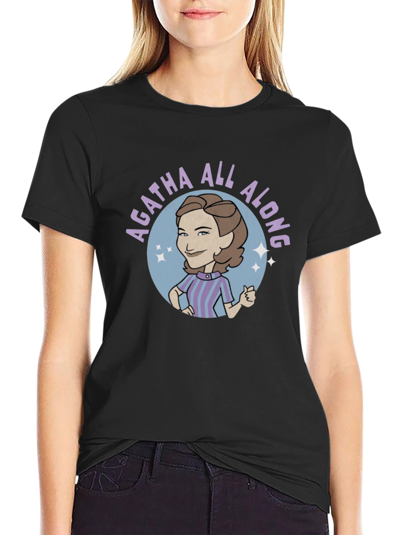 Agatha All Along T-Shirt - Quirky Graphic Tee