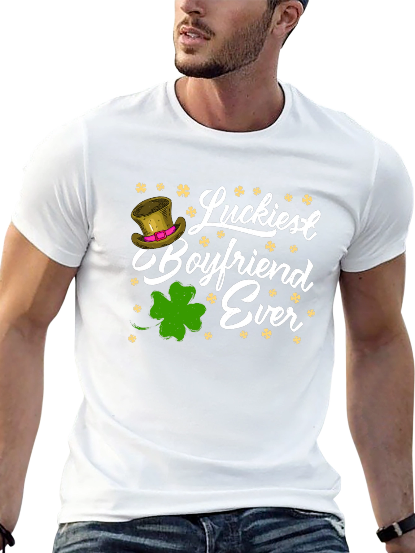 Luckiest Boyfriend Ever St. Patricks Day T-Shirt