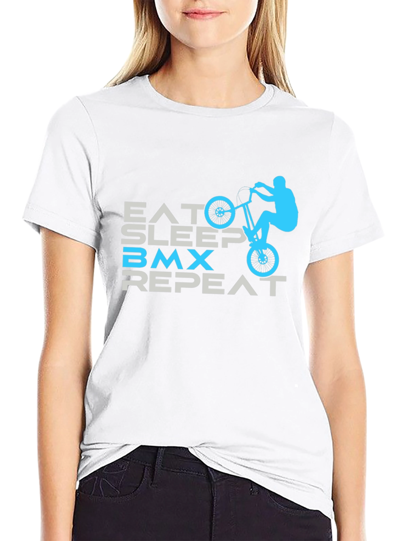 Eat Sleep BMX Repeat Graphic Tee