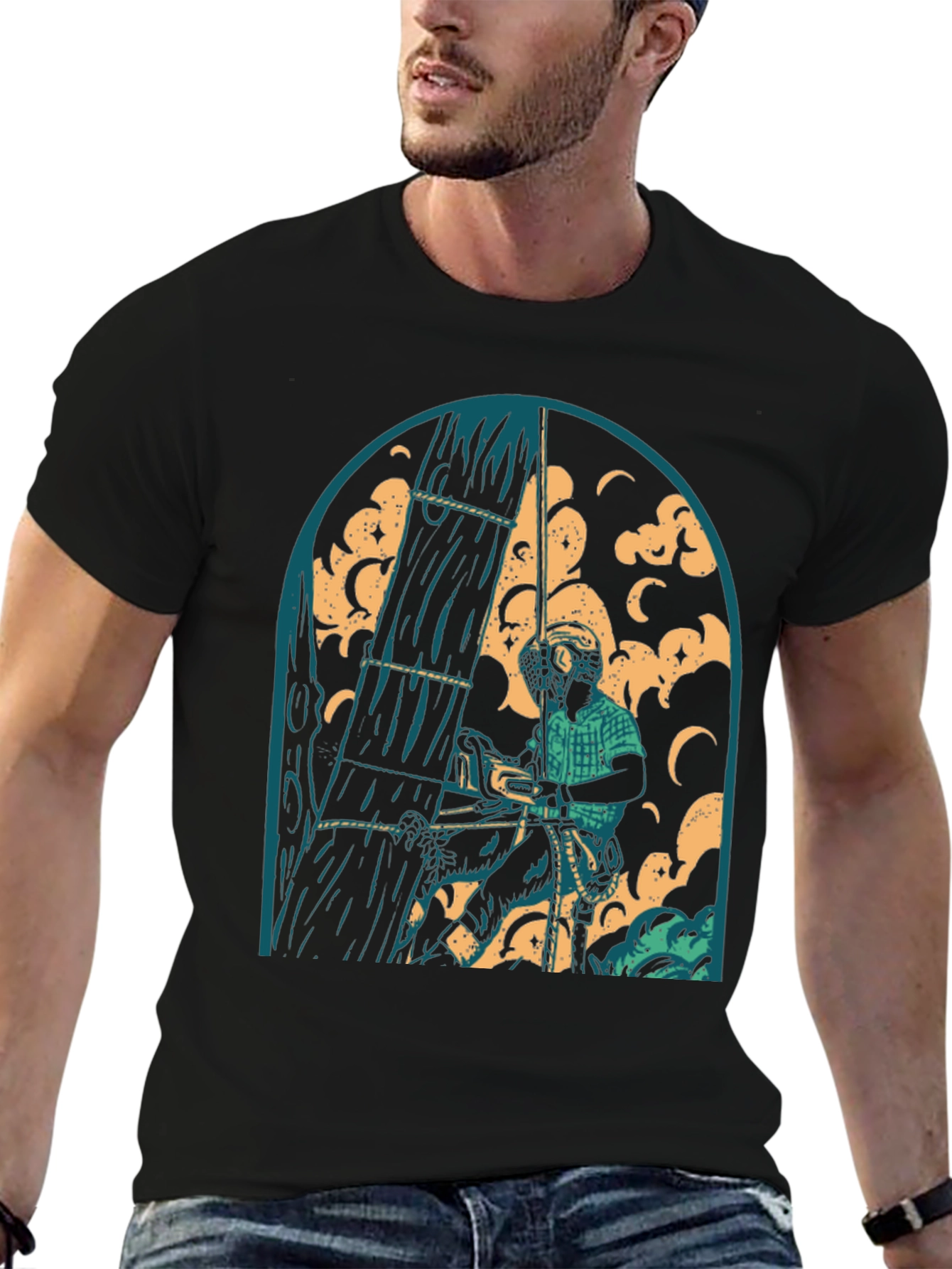Arborist Tree Climber Graphic Tee