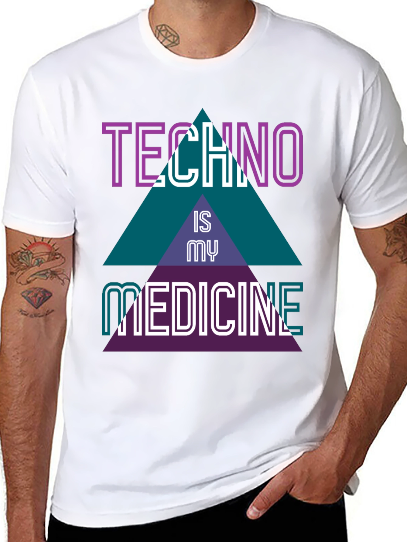 Techno is My Medicine Graphic Tee