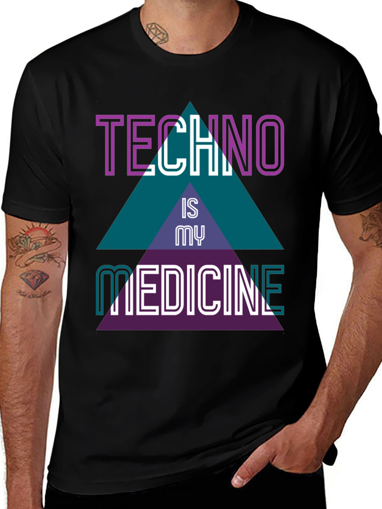 Techno is My Medicine Graphic Tee