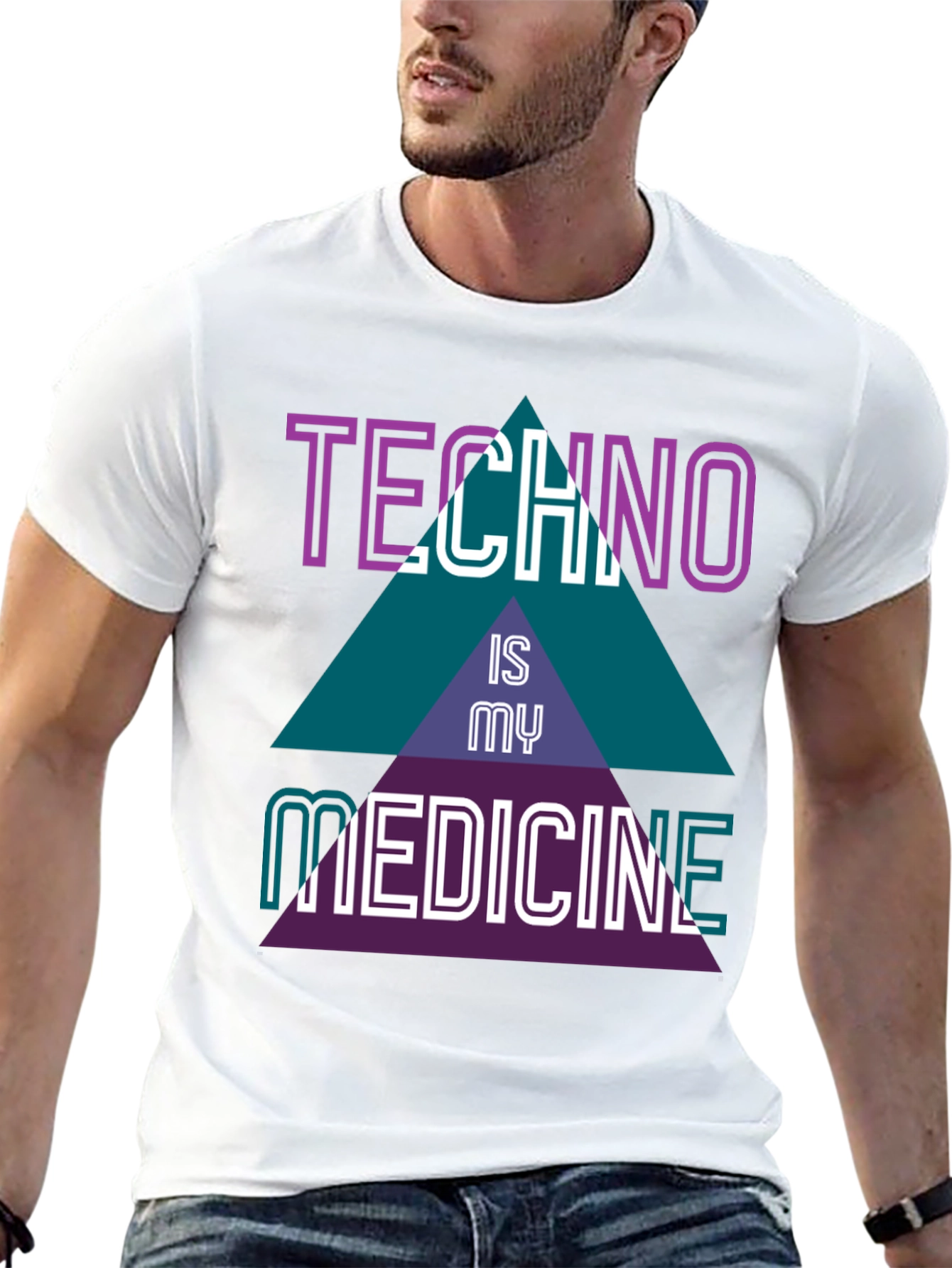 Techno is My Medicine Graphic Tee