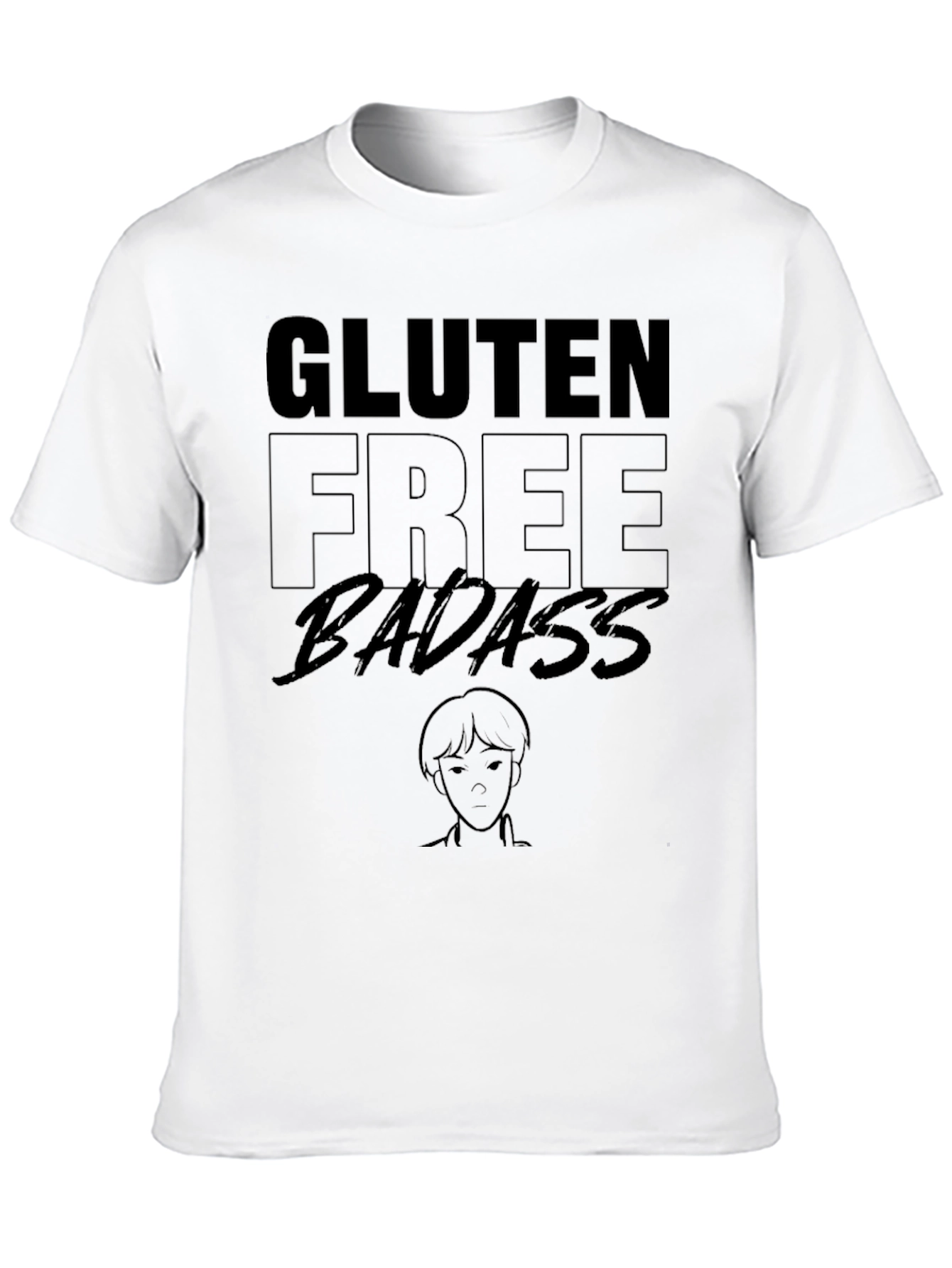 Gluten Free Badass T-Shirt - Quirky Graphic Tee