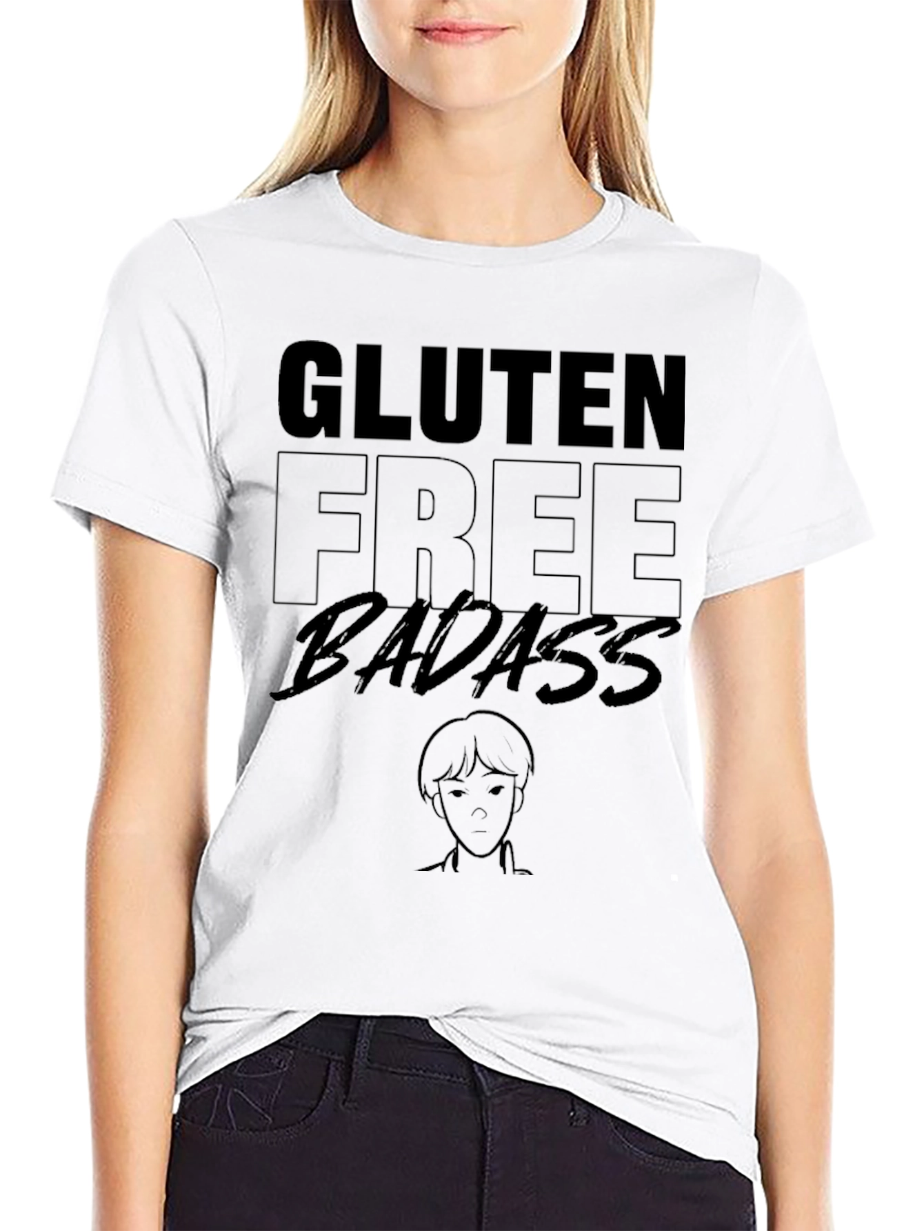 Gluten Free Badass T-Shirt - Quirky Graphic Tee