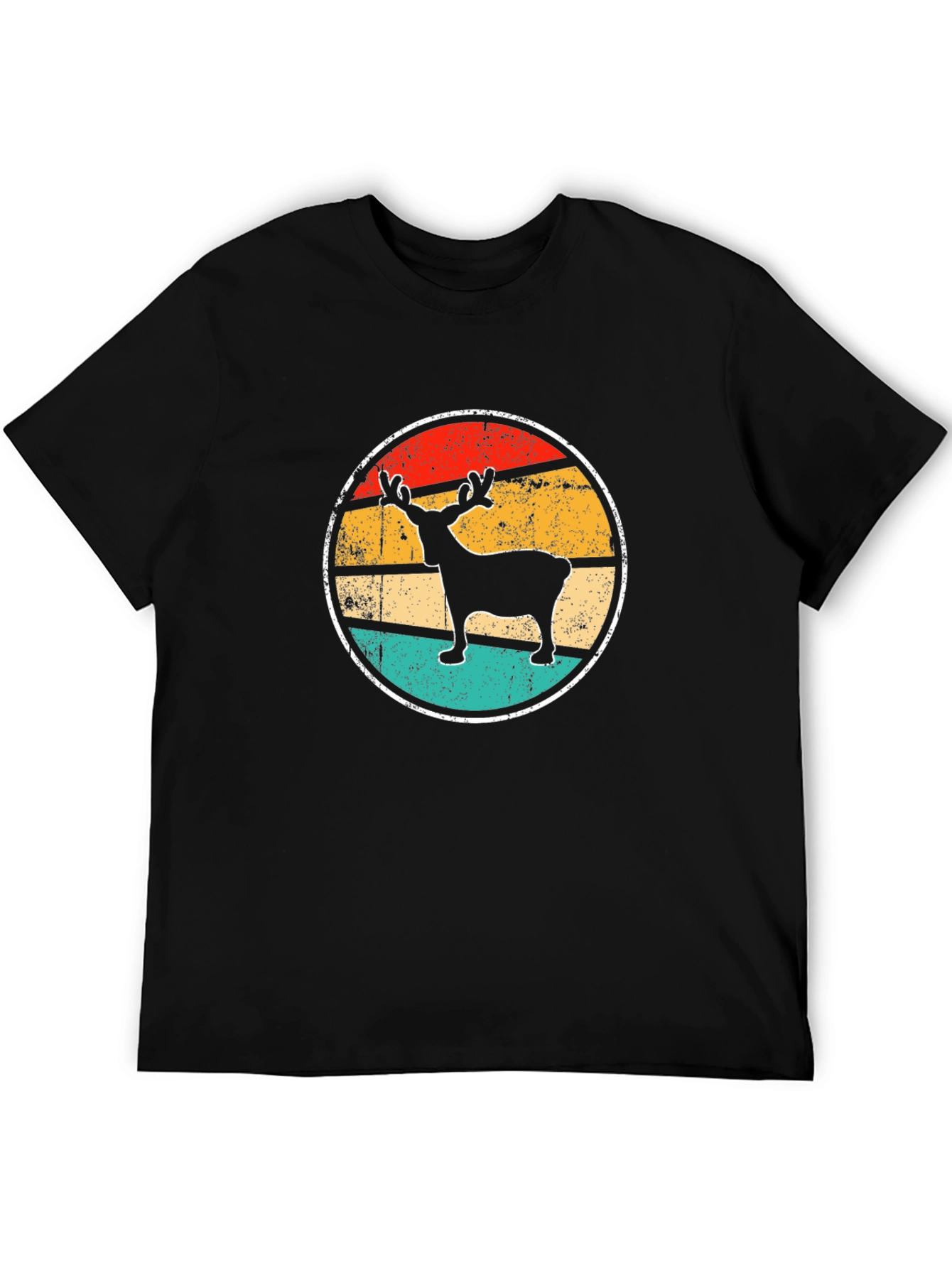 Retro Reindeer Graphic Tee